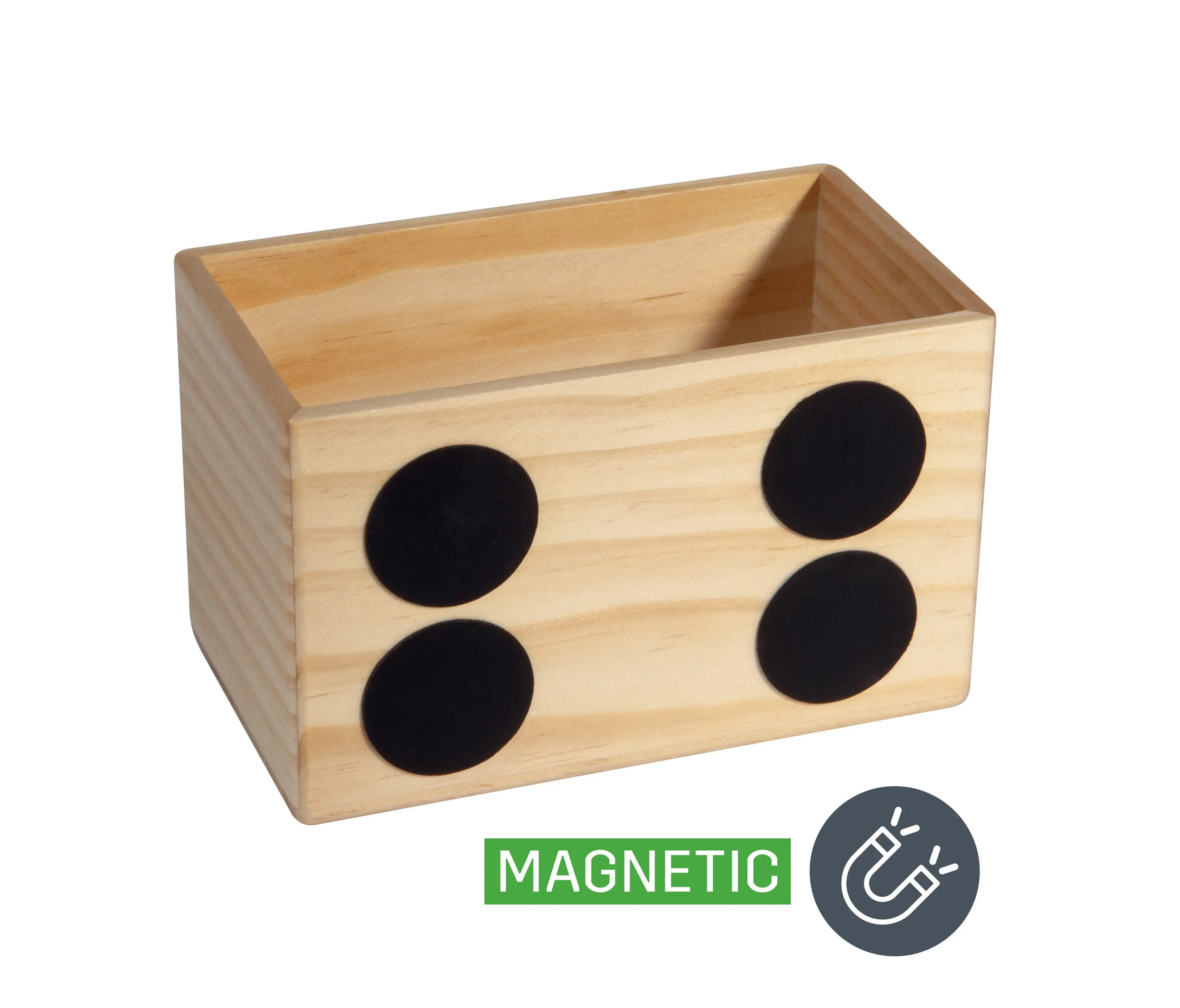 Sigel - Storage box, beige, 13 x 8 cm, solid wood pine