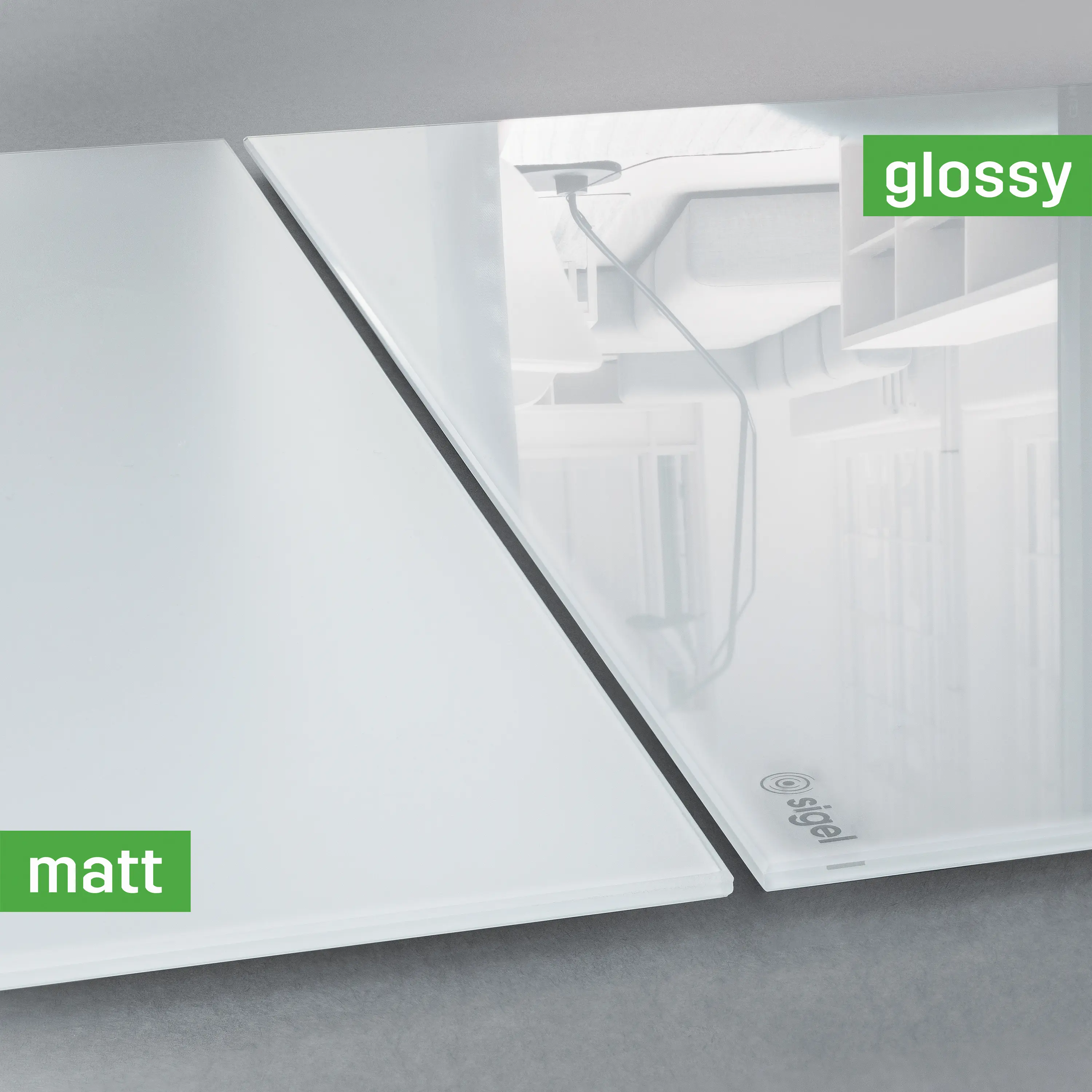 Sigel - Magnetic glass board Artverum, design Galaxy, 60 x 40 cm