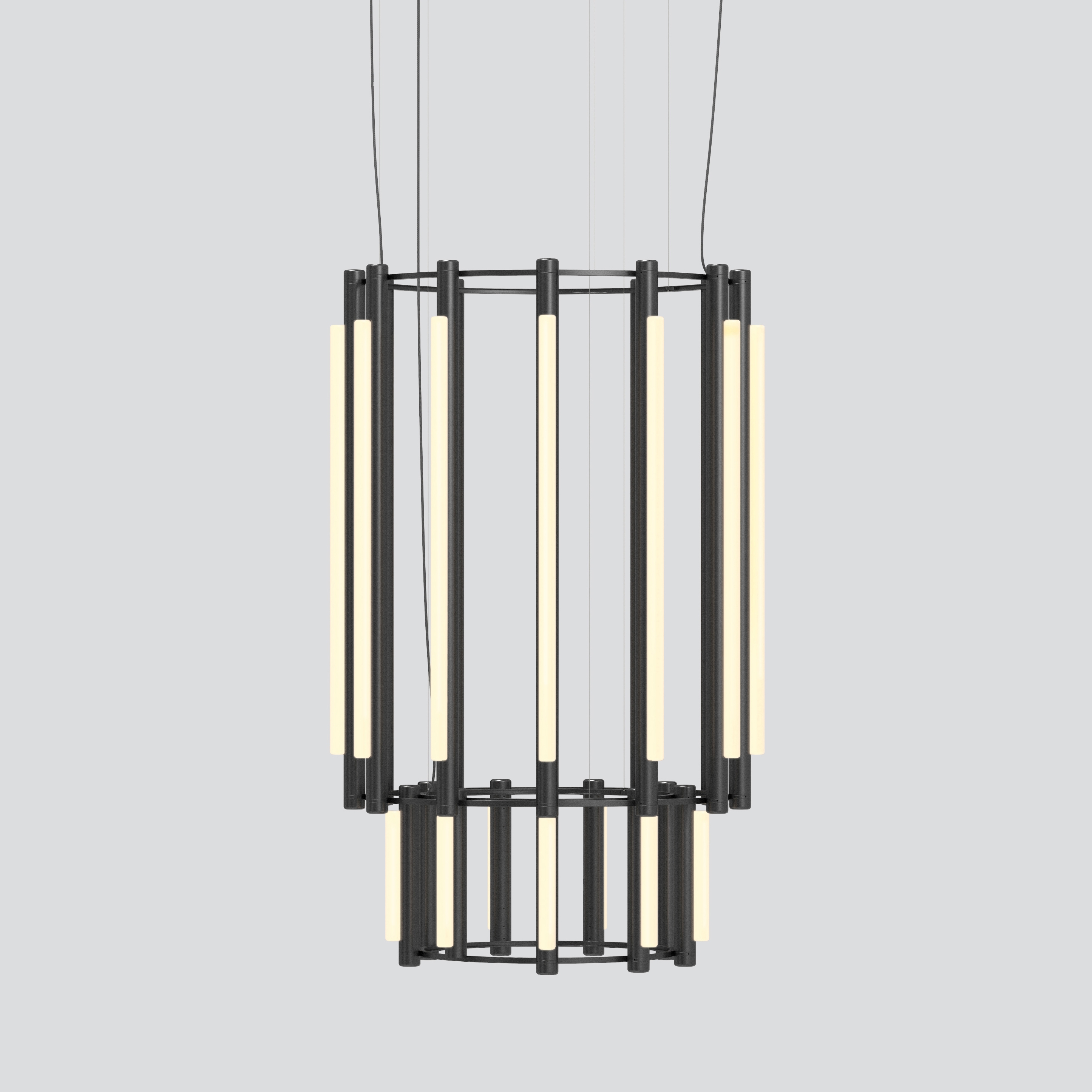 Mostra il prodotto Pipeline Chandelier 9 del produttore A-N-D
