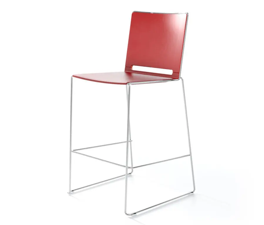 Ibebi - Multi S barstool with footrest, stackable