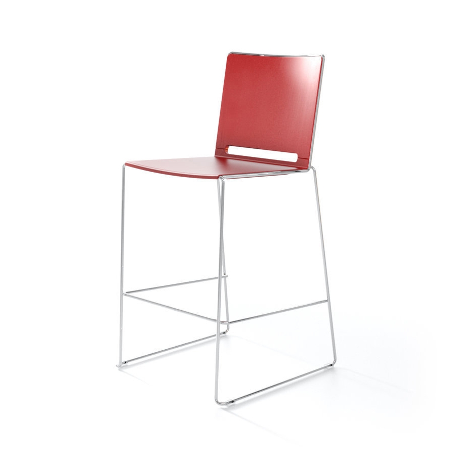 Display product Multi S barstool with footrest, stackable from manufacturer Ibebi