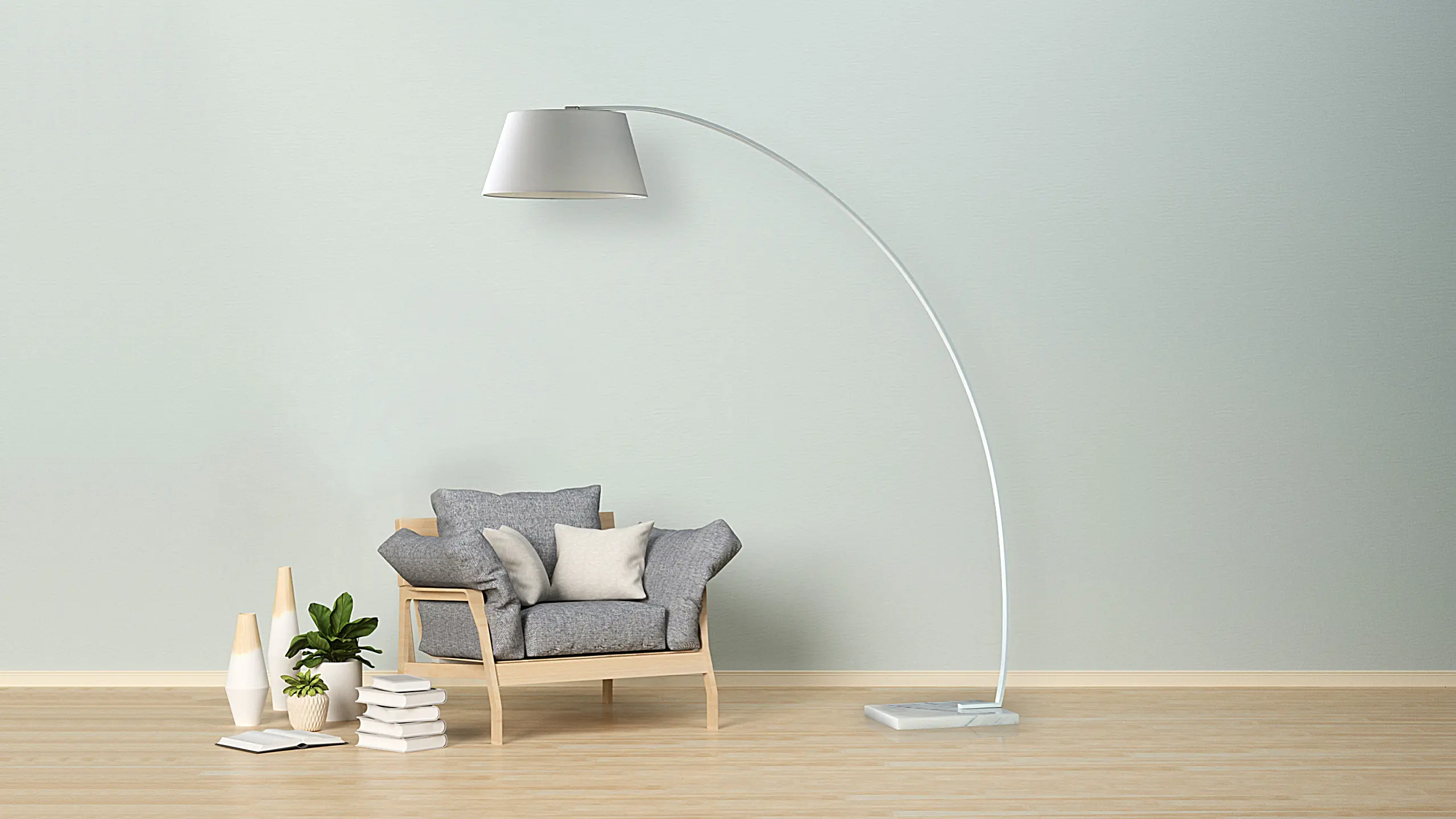 Valaisin Grönlund - Bow Floor Lamp