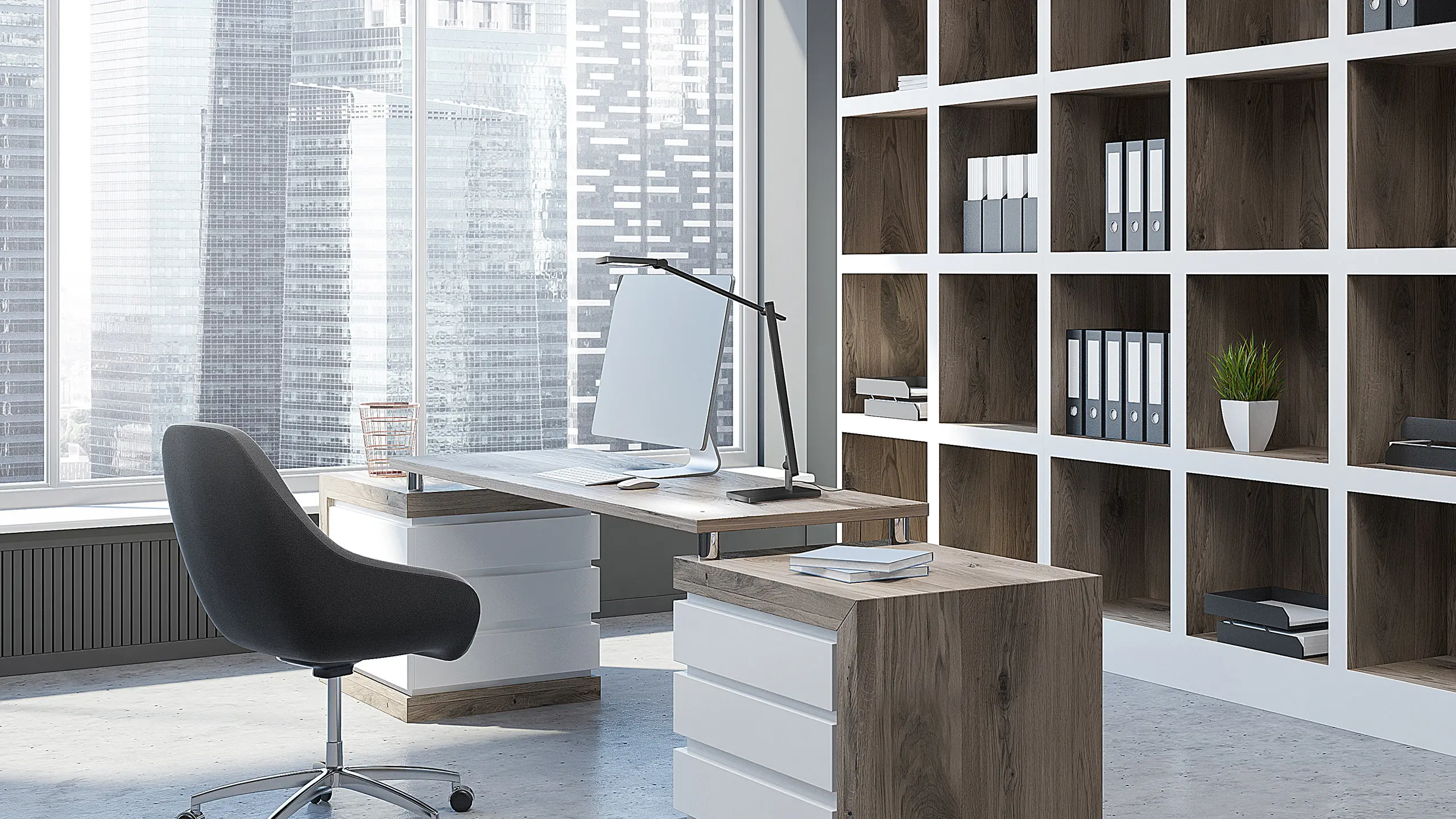 Valaisin Grönlund - Scale Table Lamp, black