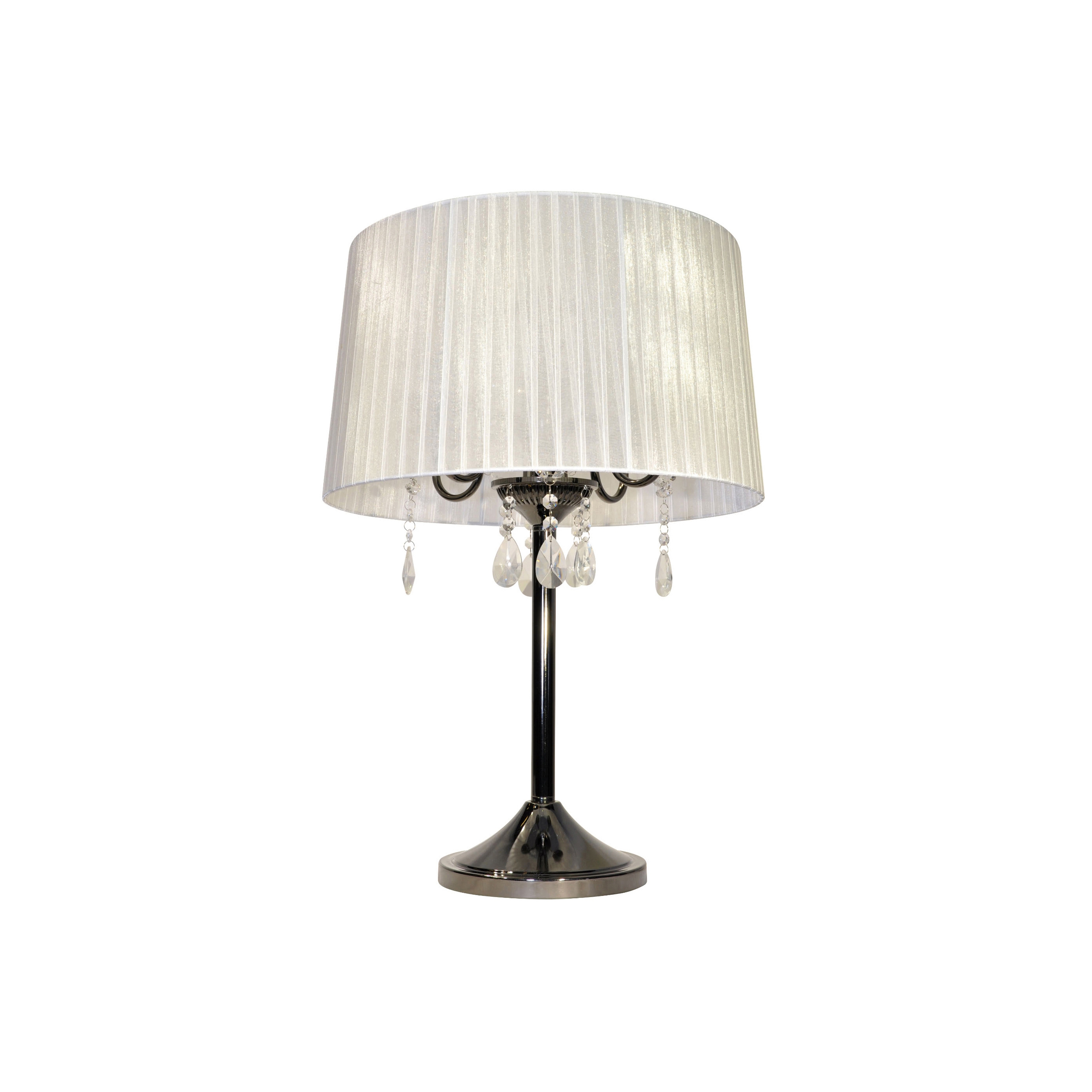 Display product Crystal Table Lamp, white/blackchrome from manufacturer Valaisin Grönlund