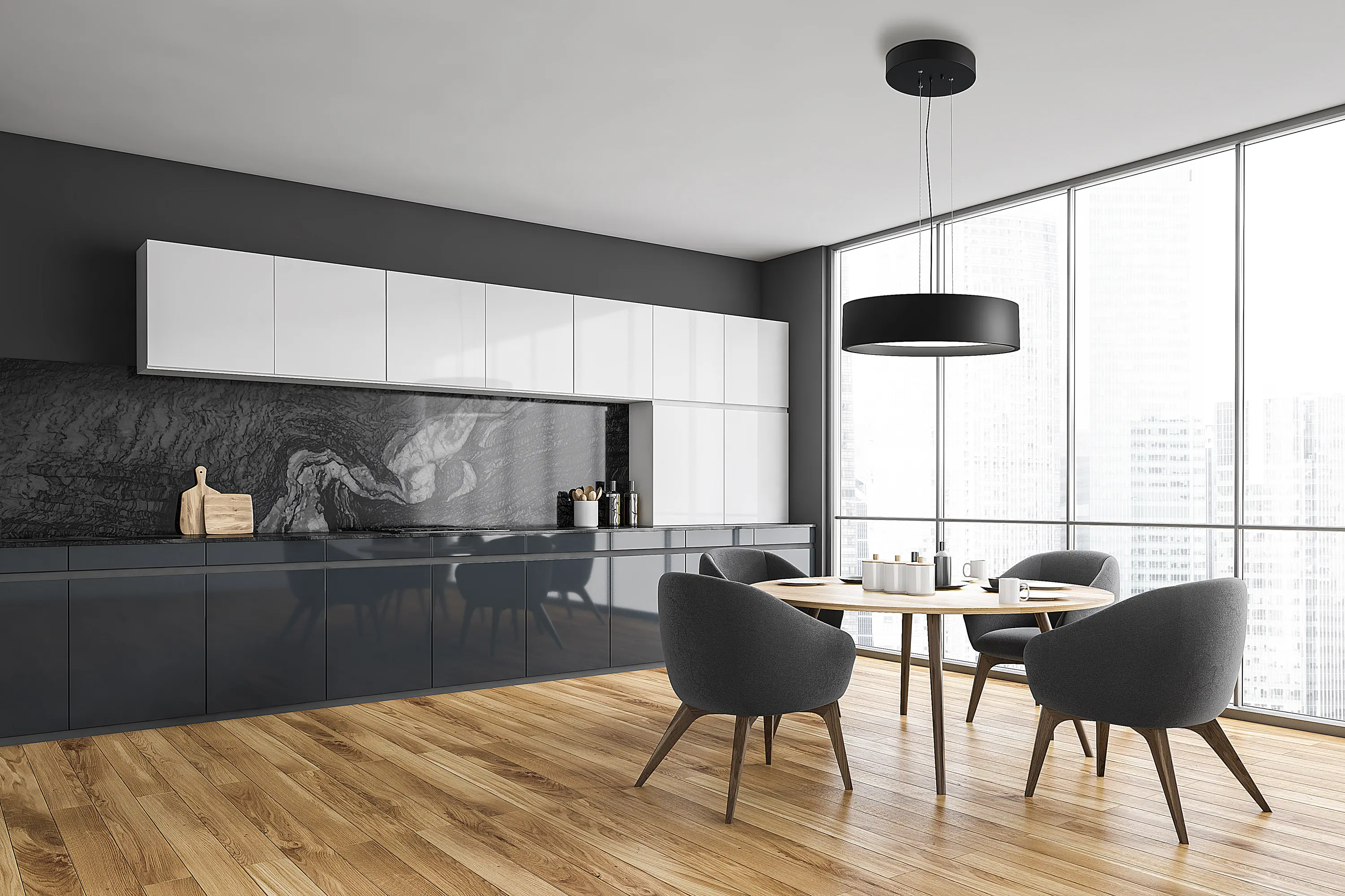 Valaisin Grönlund - Flyer 50 Pendant Light, black