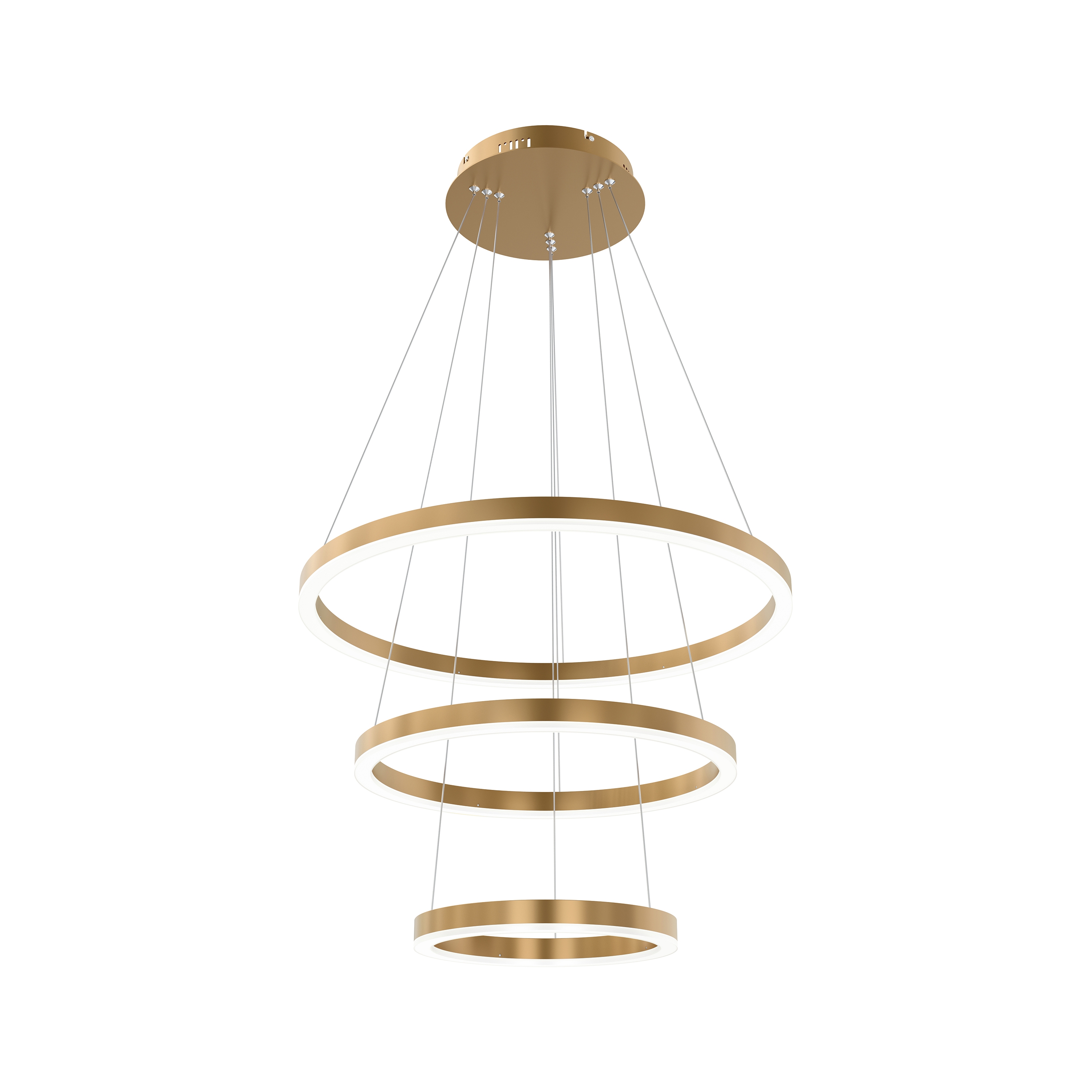 Layer 3 Pendant Light, brass