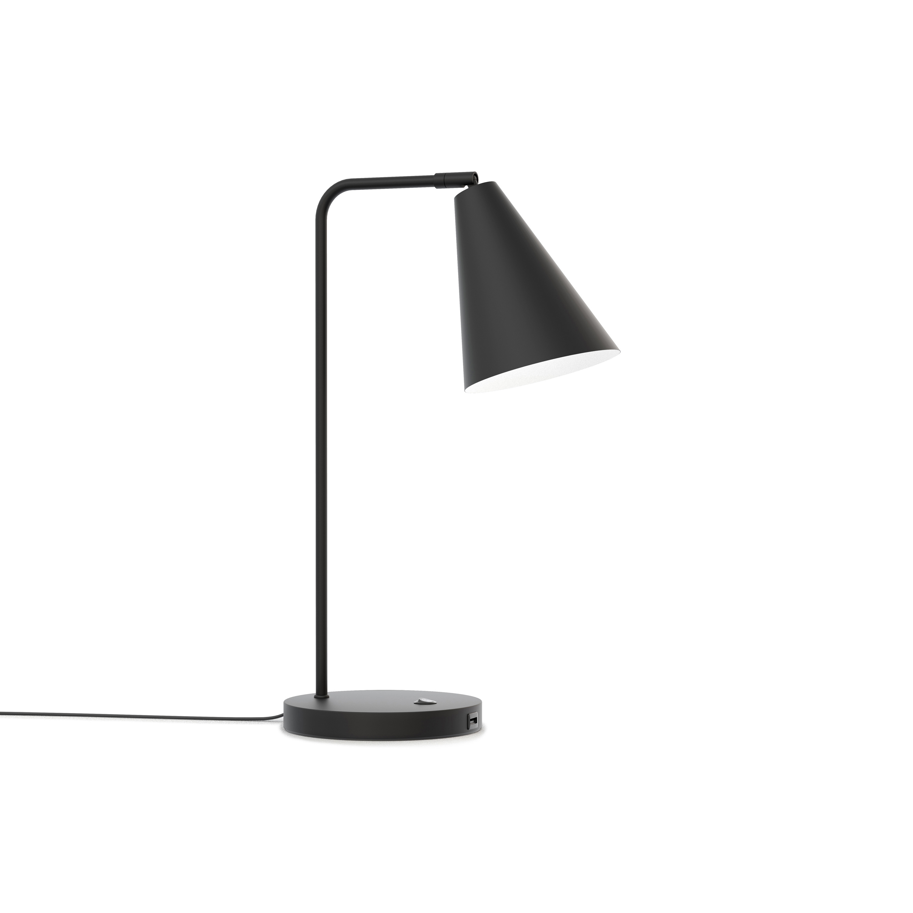 Display product Vigo USB Table Lamp, black from manufacturer Valaisin Grönlund