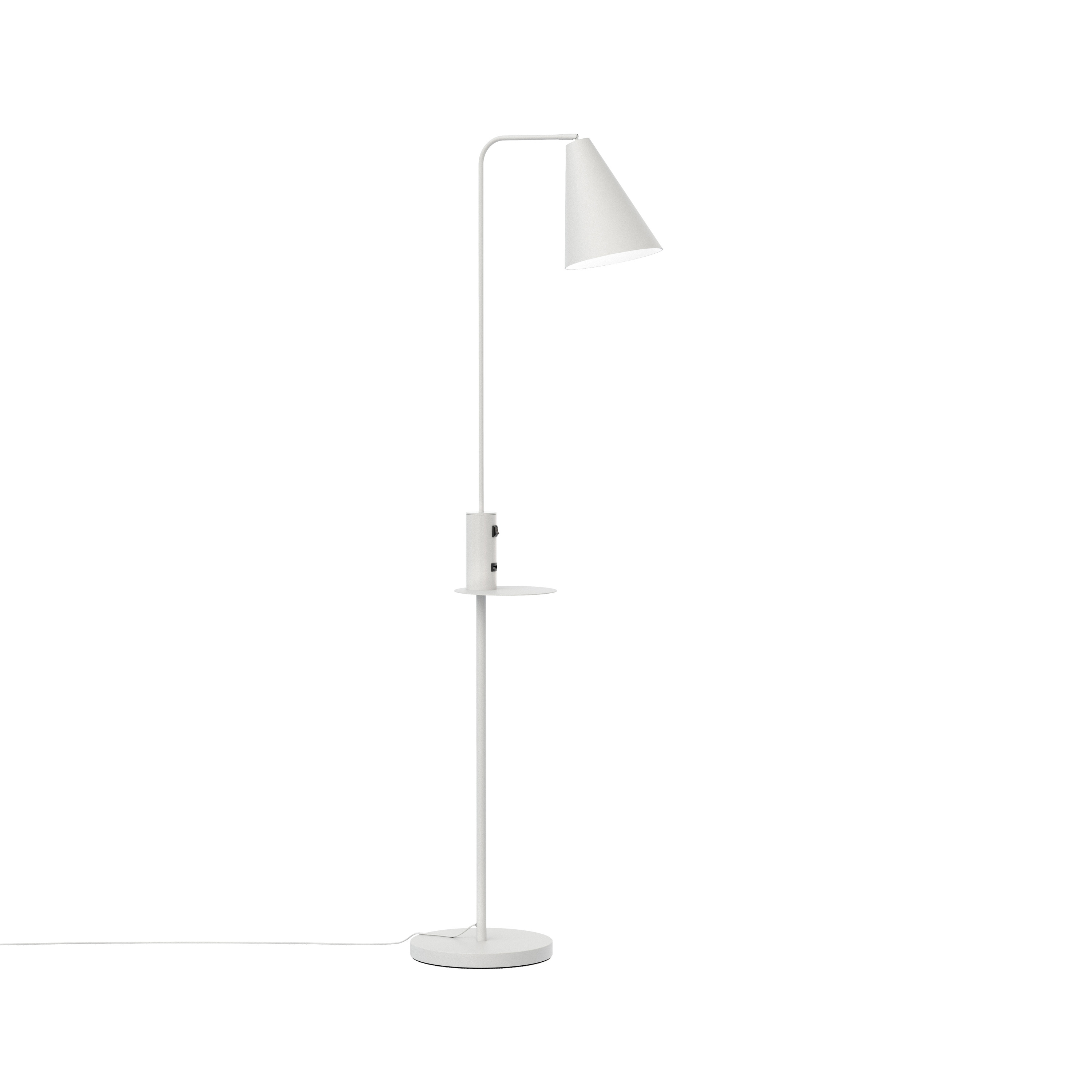 Vigo USB Floor Lamp, white