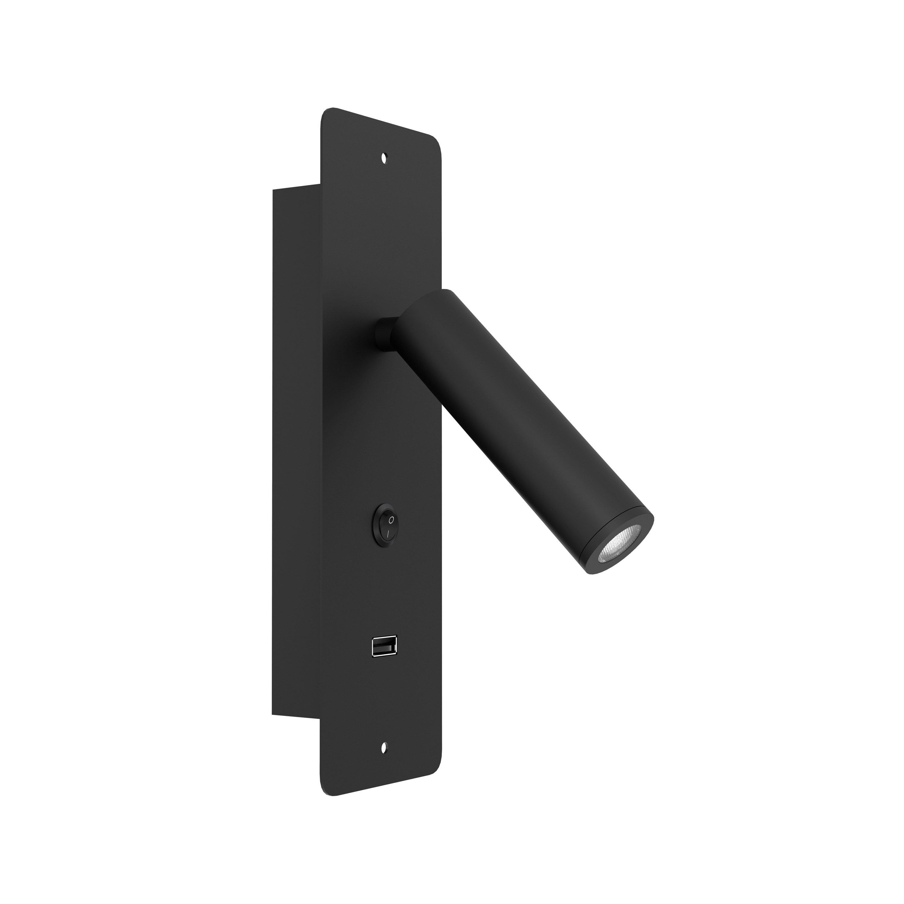 Display product Gent USB Recessed Wall Light, black from manufacturer Valaisin Grönlund