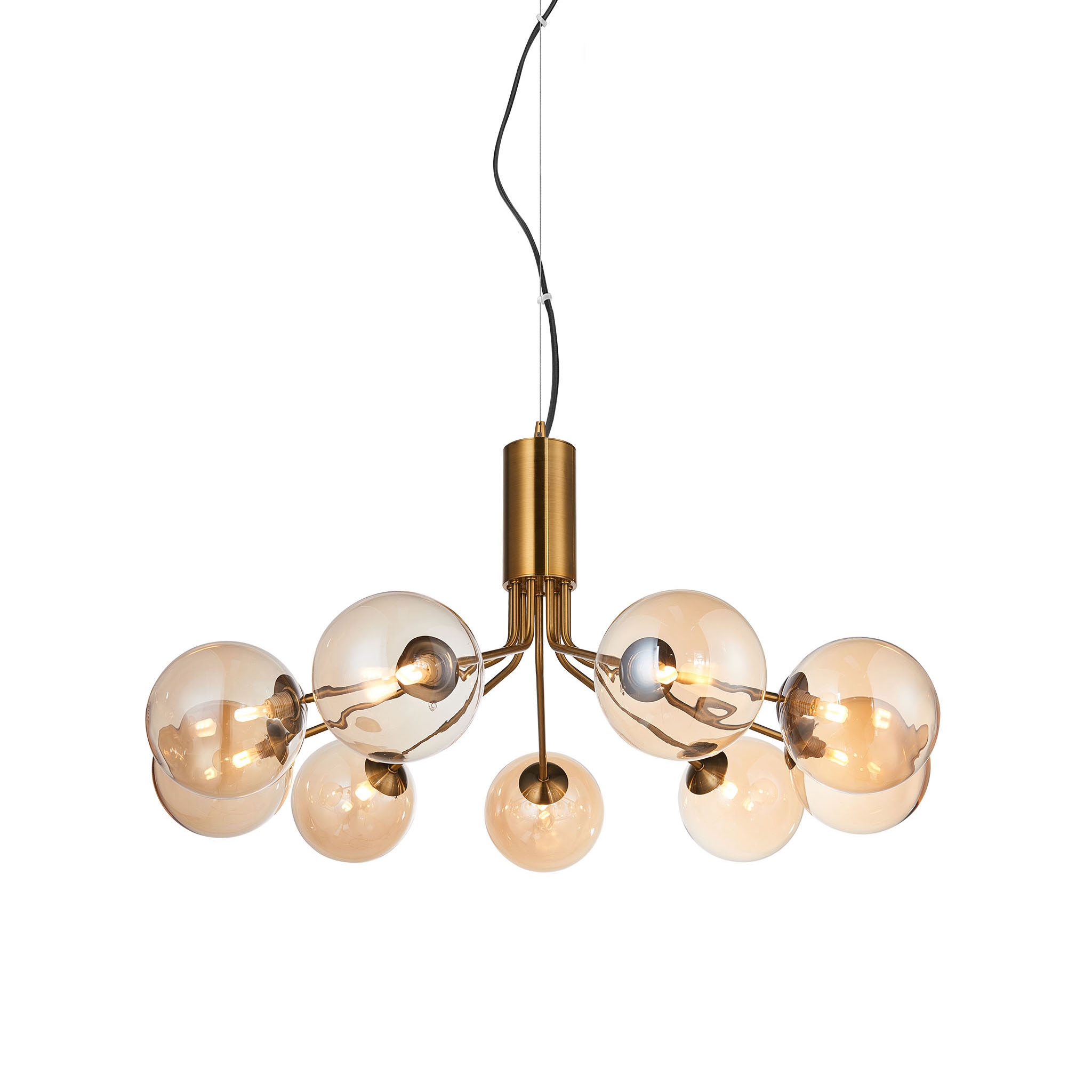 Display product Glasgow 9 Pendant Light, brass from manufacturer Valaisin Grönlund