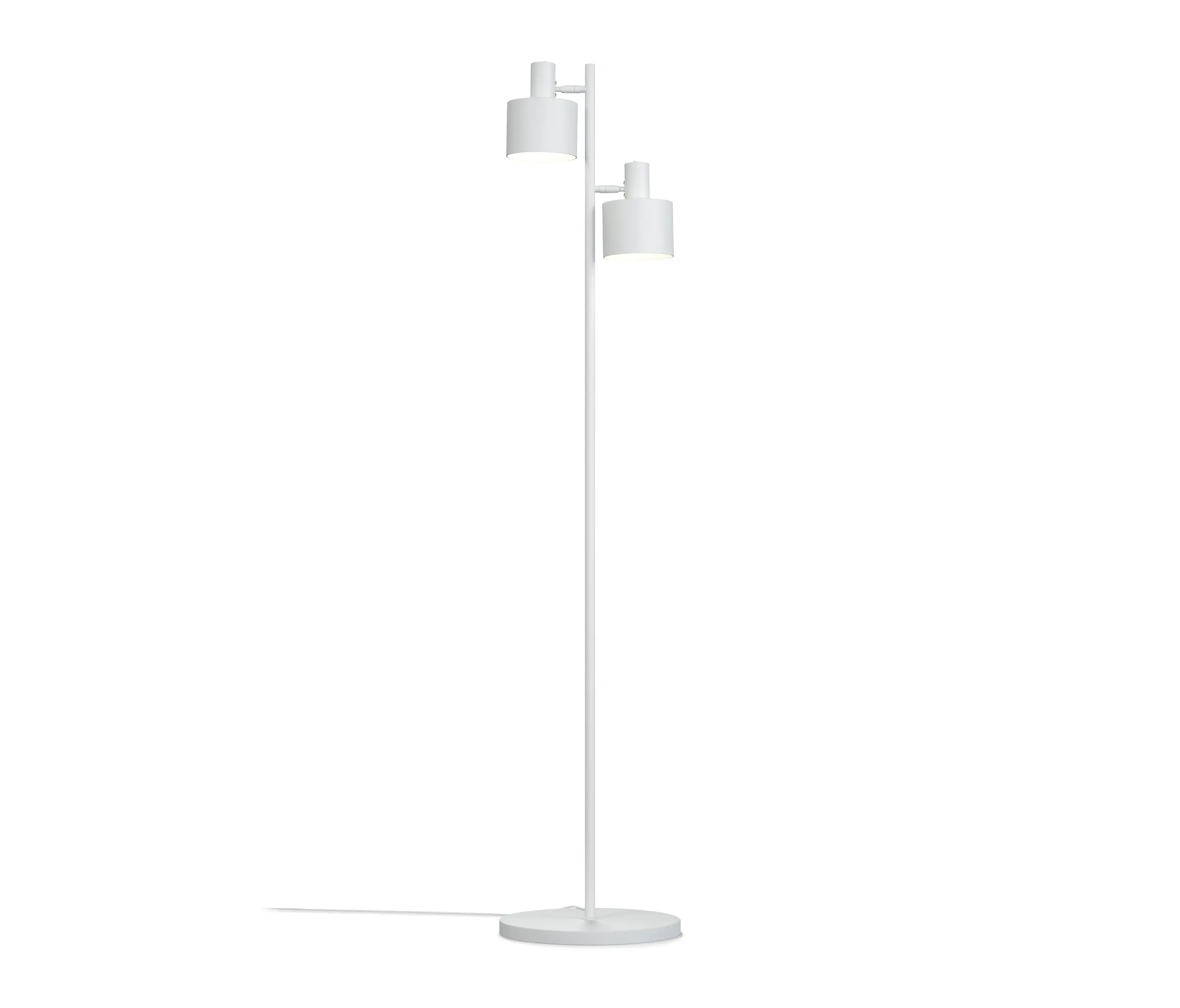 Valaisin Grönlund - Hood Double Floor Lamp, white