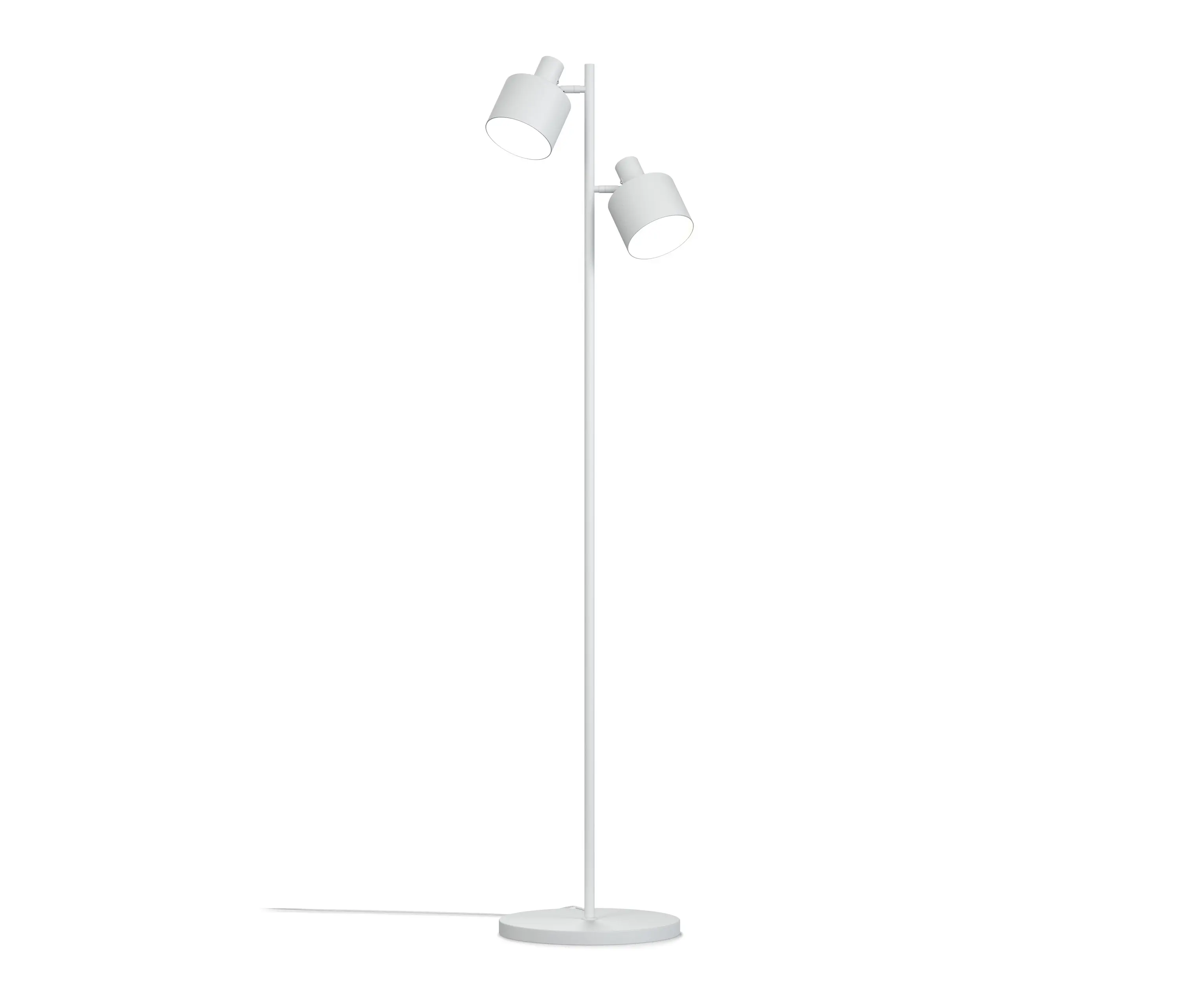 Valaisin Grönlund - Hood Double Floor Lamp, white