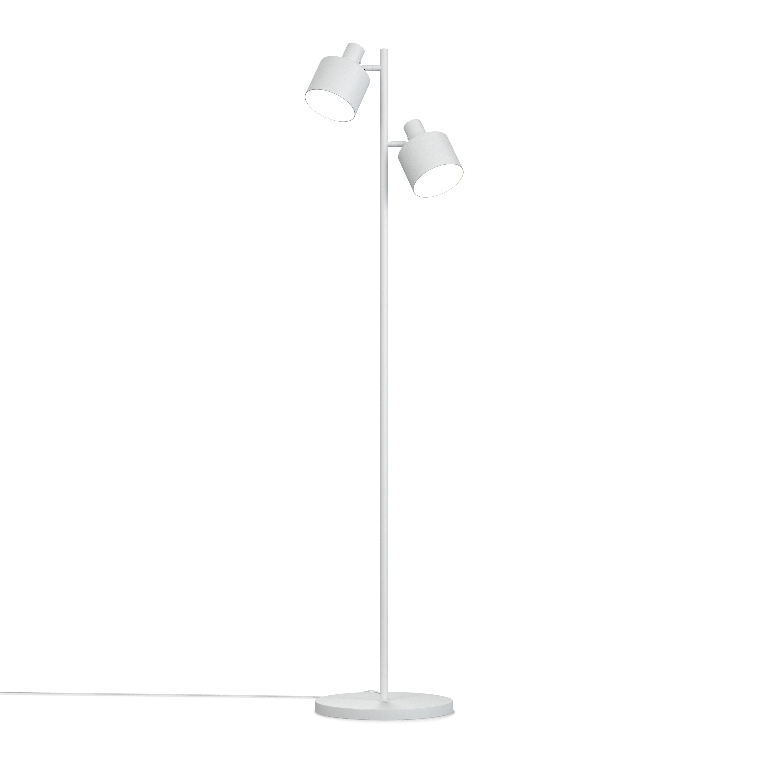 Hood Double Floor Lamp, white