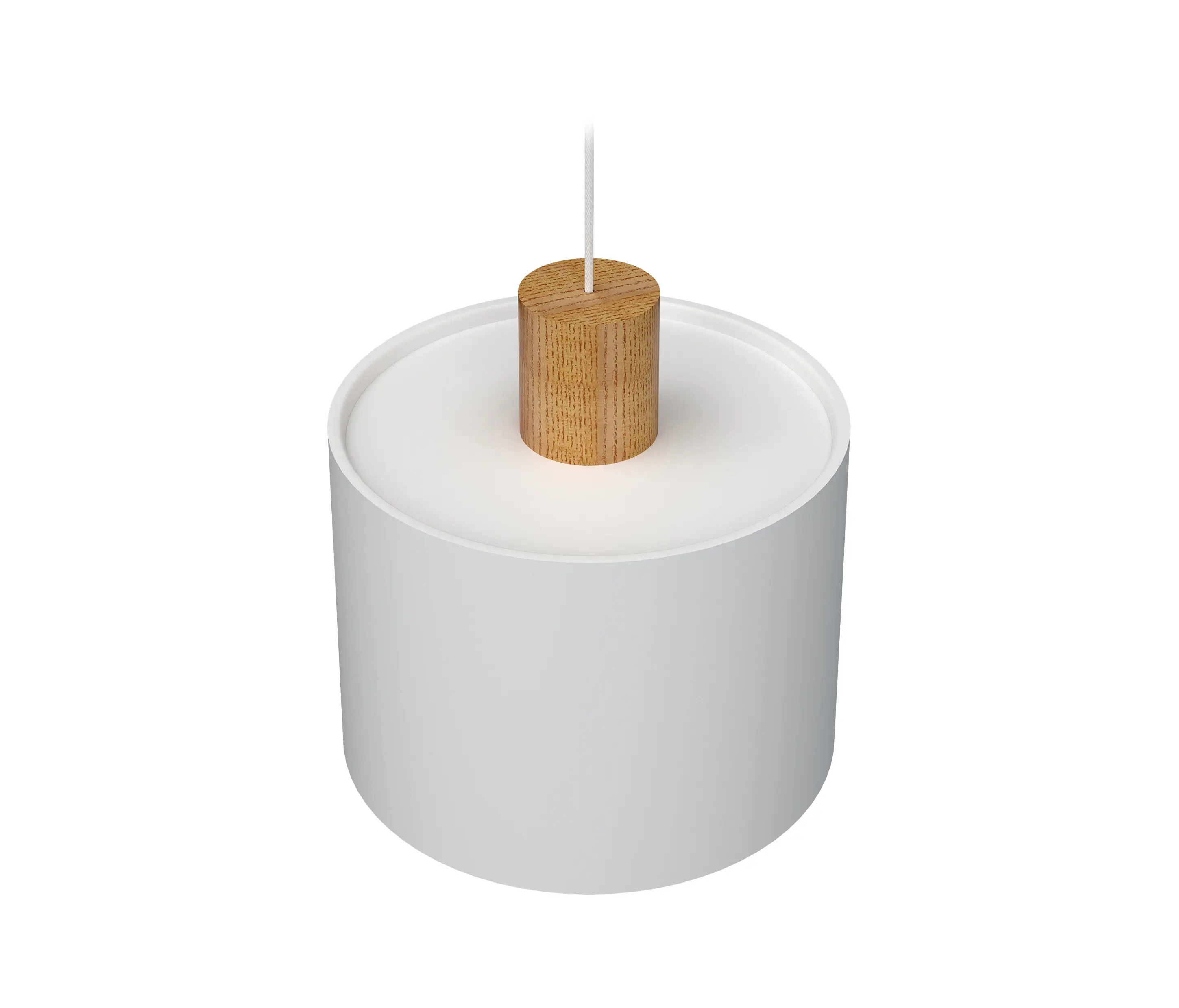 Valaisin Grönlund - Log 30 Lampada a sospensione, bianco