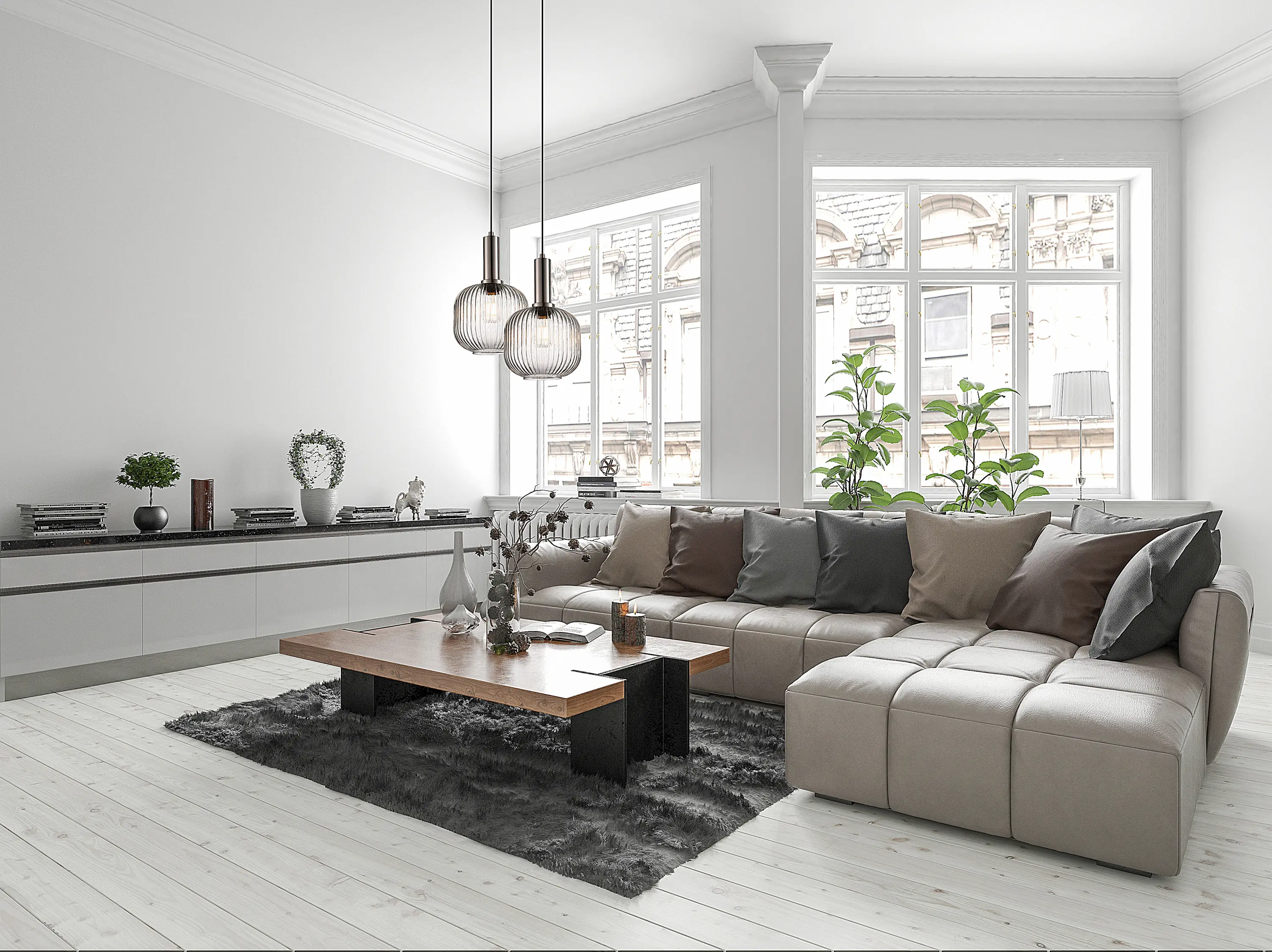 Valaisin Grönlund - Lantern Pendant Light, clear glass