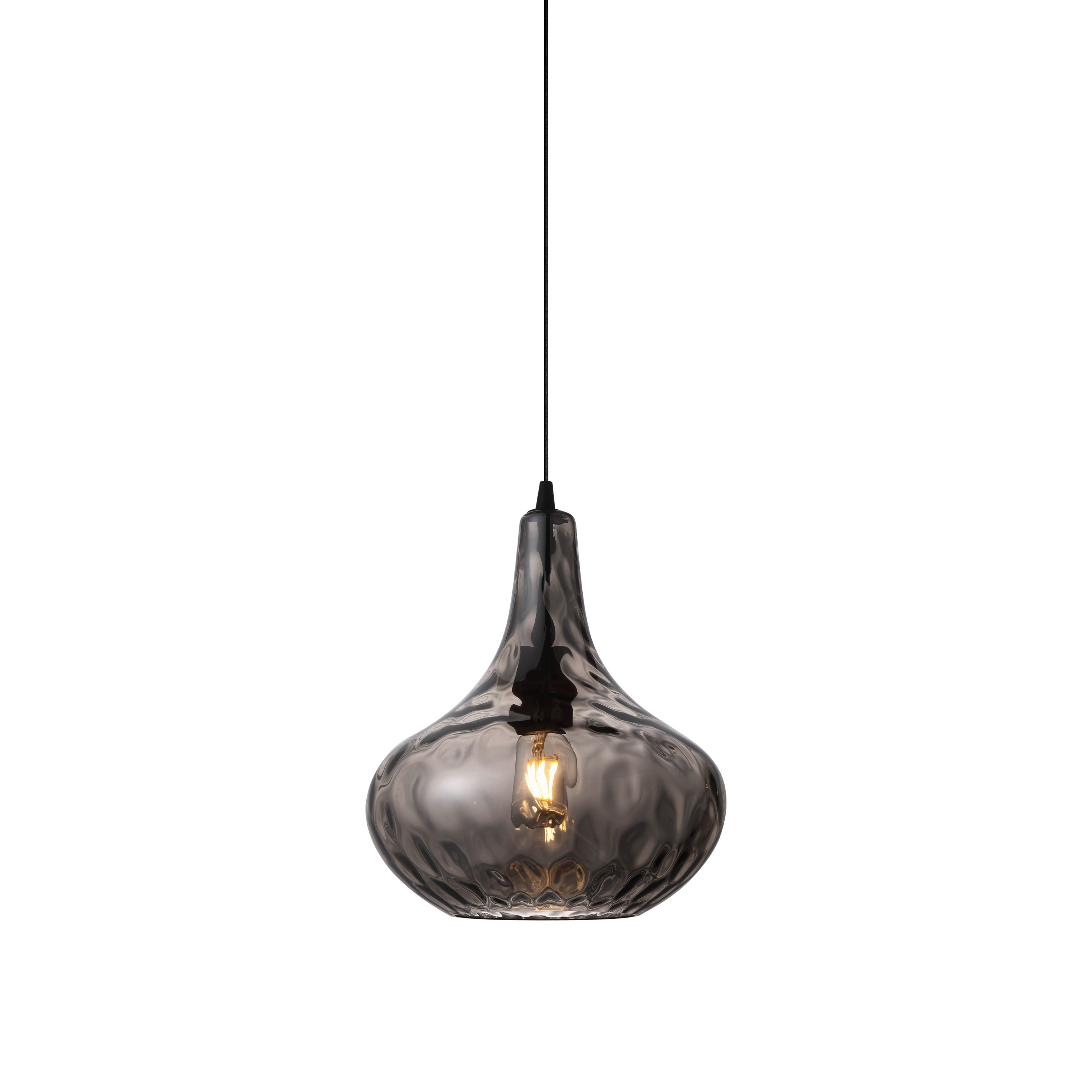 Meukow Pendant Light, smoked glass