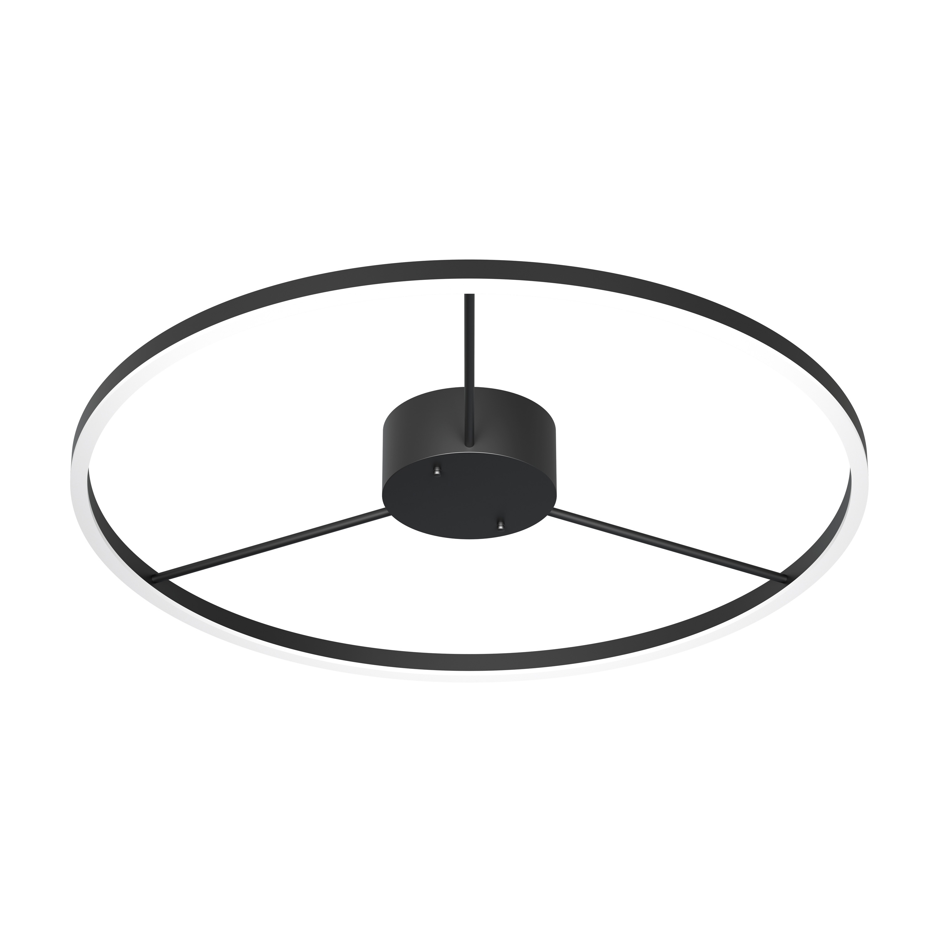 Wheels 100 Ceiling Light, black