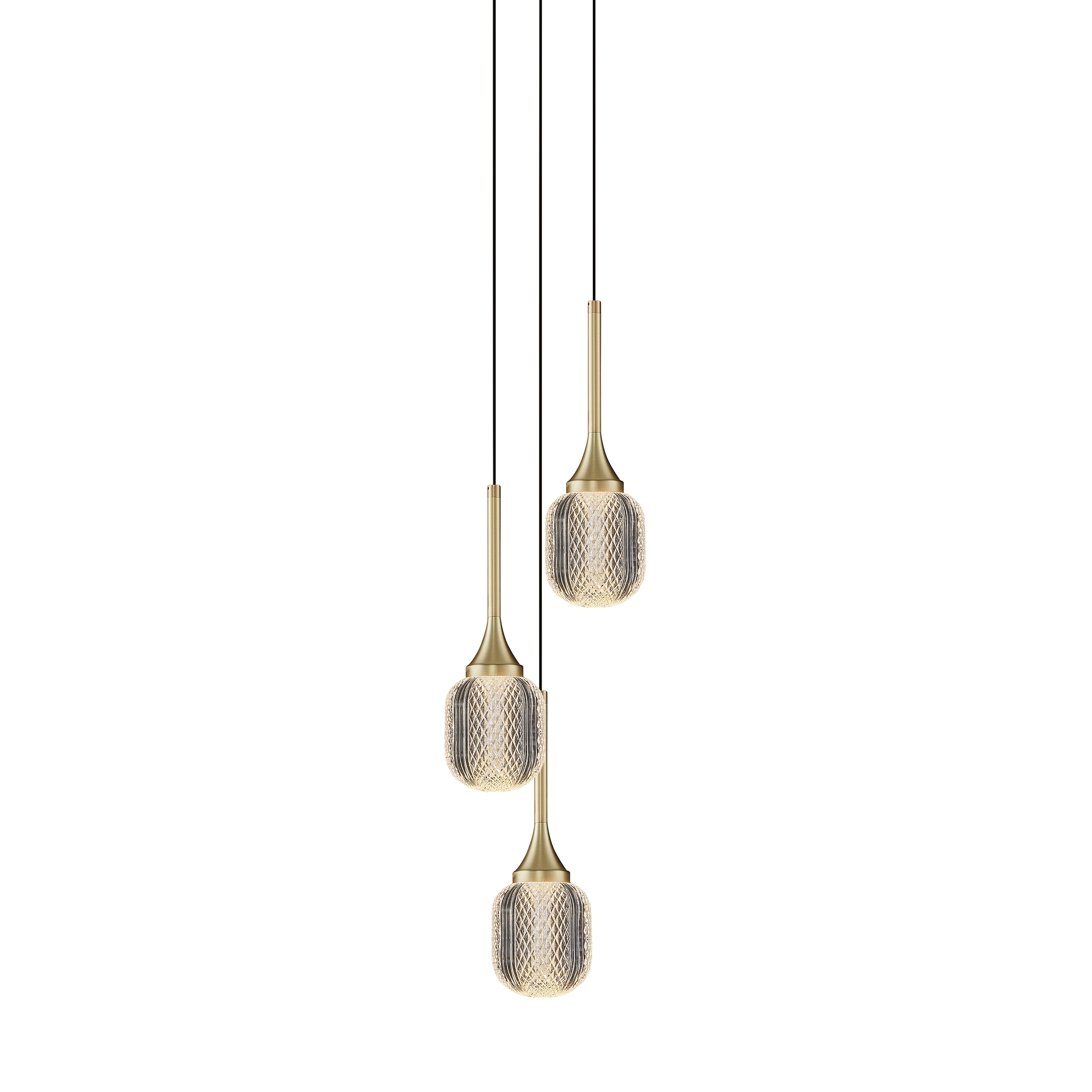 Mostrar el producto Champagne 3 Pendant Light del fabricante Valaisin Grönlund