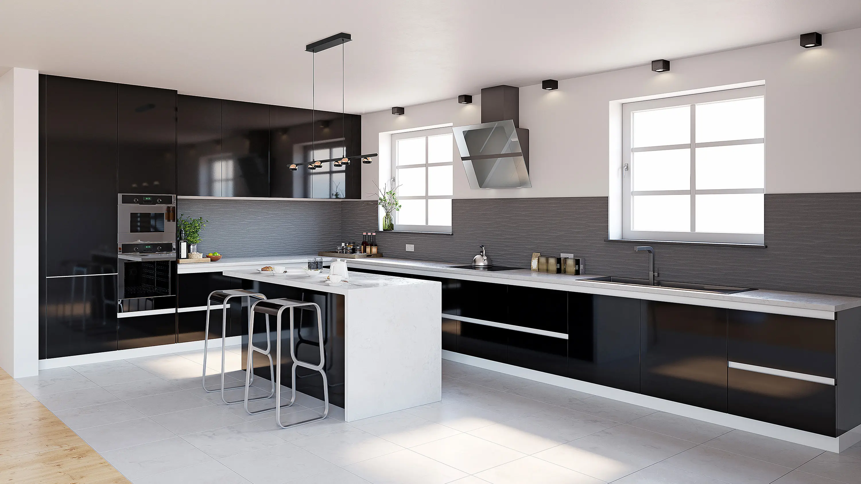 Valaisin Grönlund - Show Horizontal Lámpara colgante