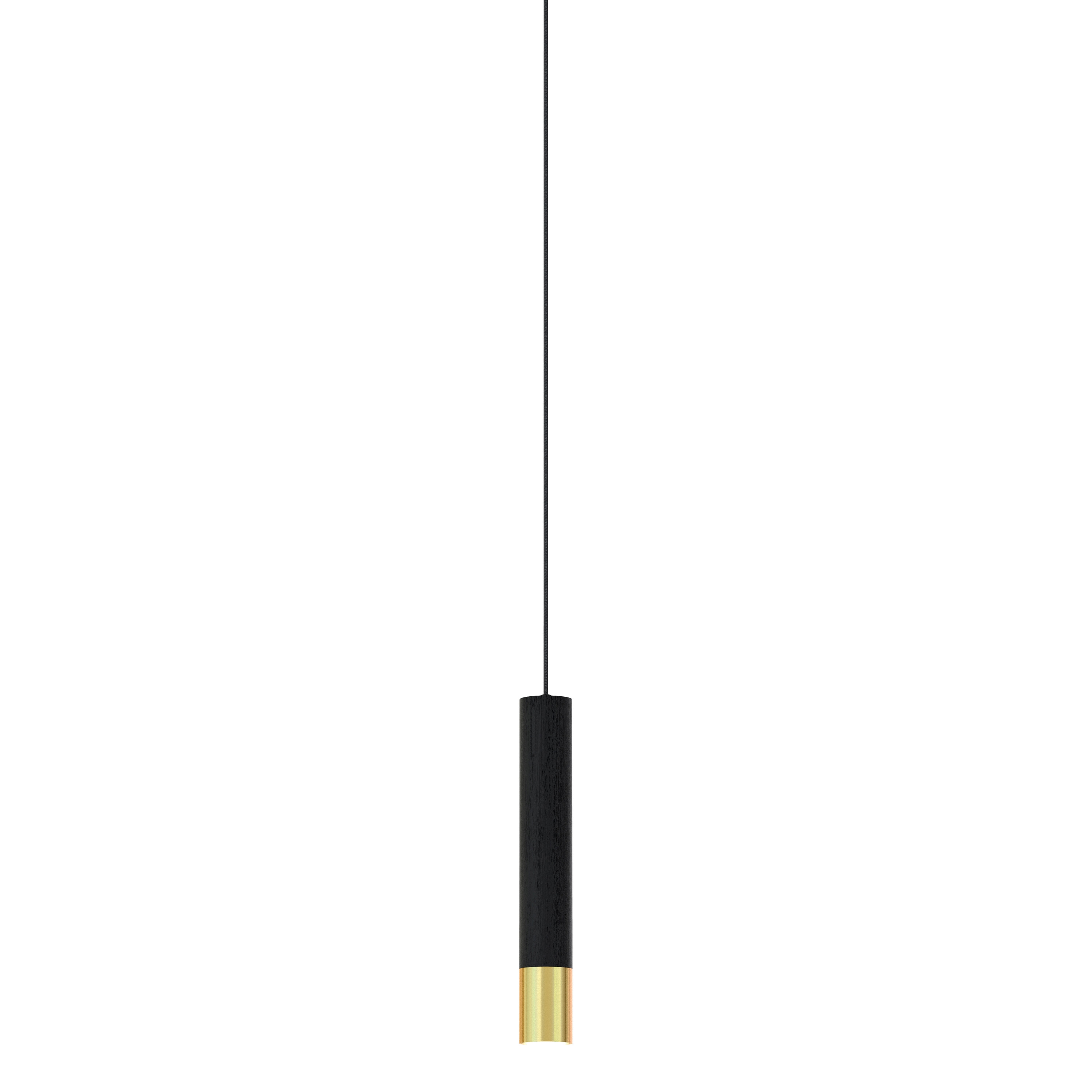 Display product Isle Pendant Light, brown wood, black from manufacturer Valaisin Grönlund