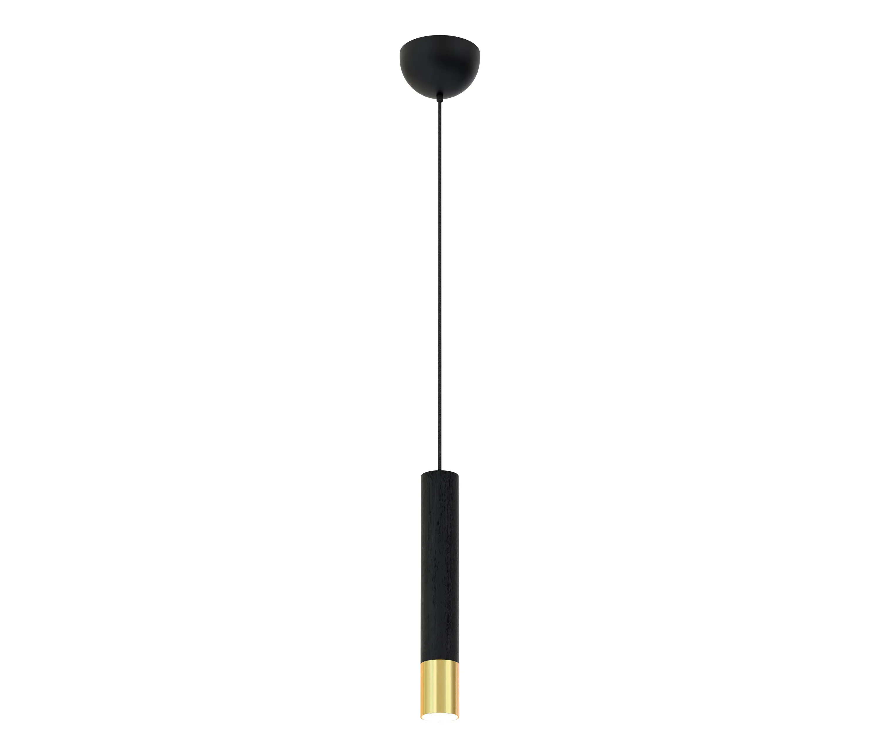 Valaisin Grönlund - Isle Lampada a sospensione, legno marrone, nero