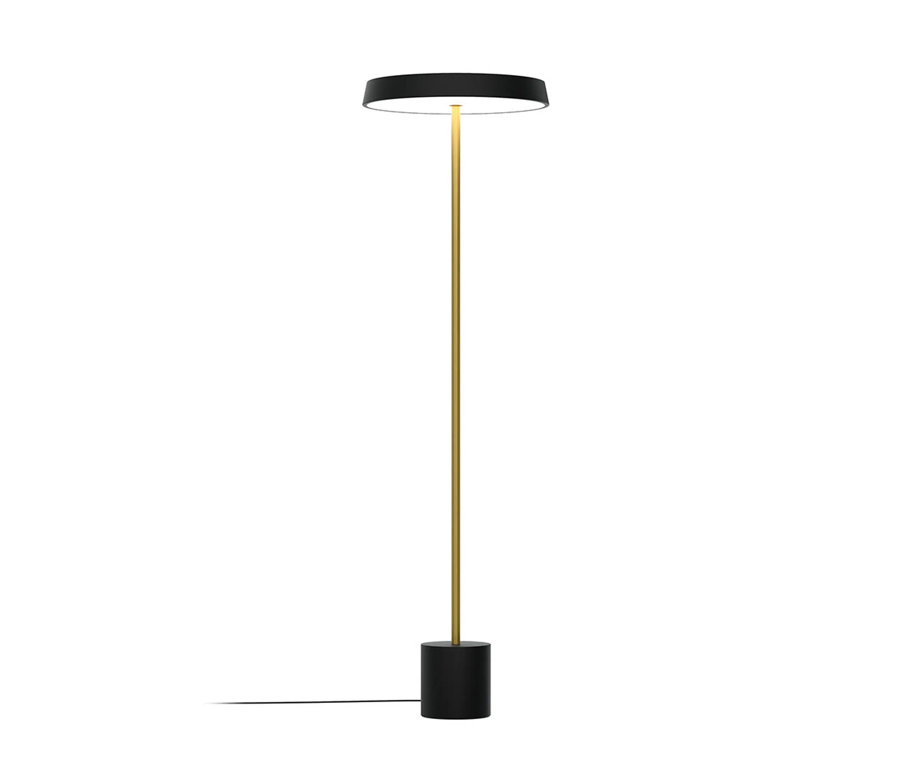 Valaisin Grönlund - Lampada da terra Kimber, Nero