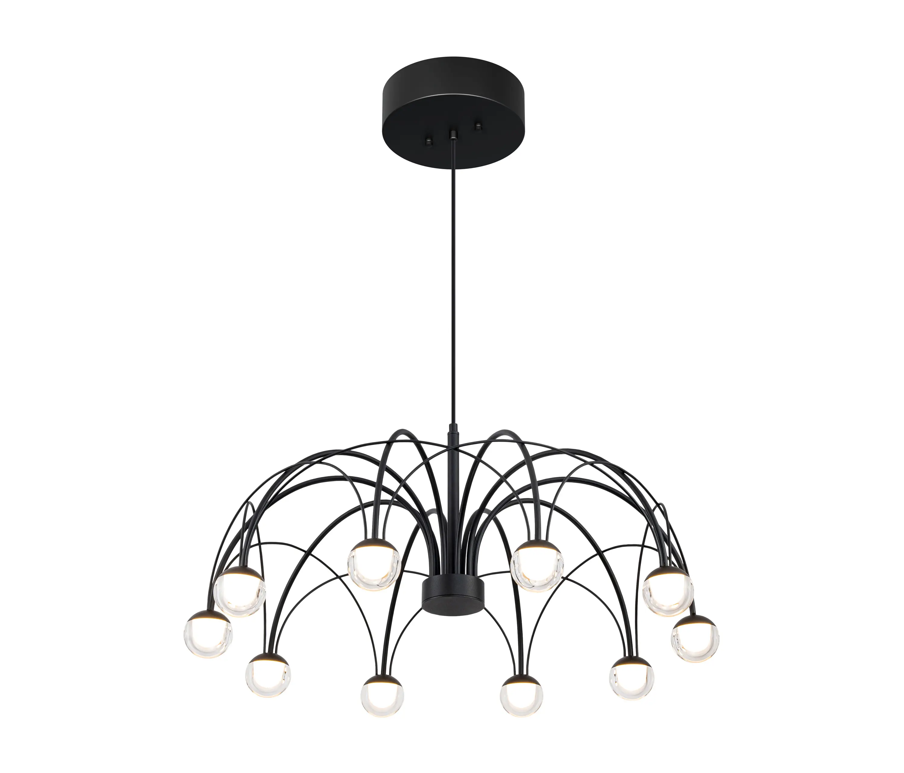 Valaisin Grönlund - Parasol Suspension, noir