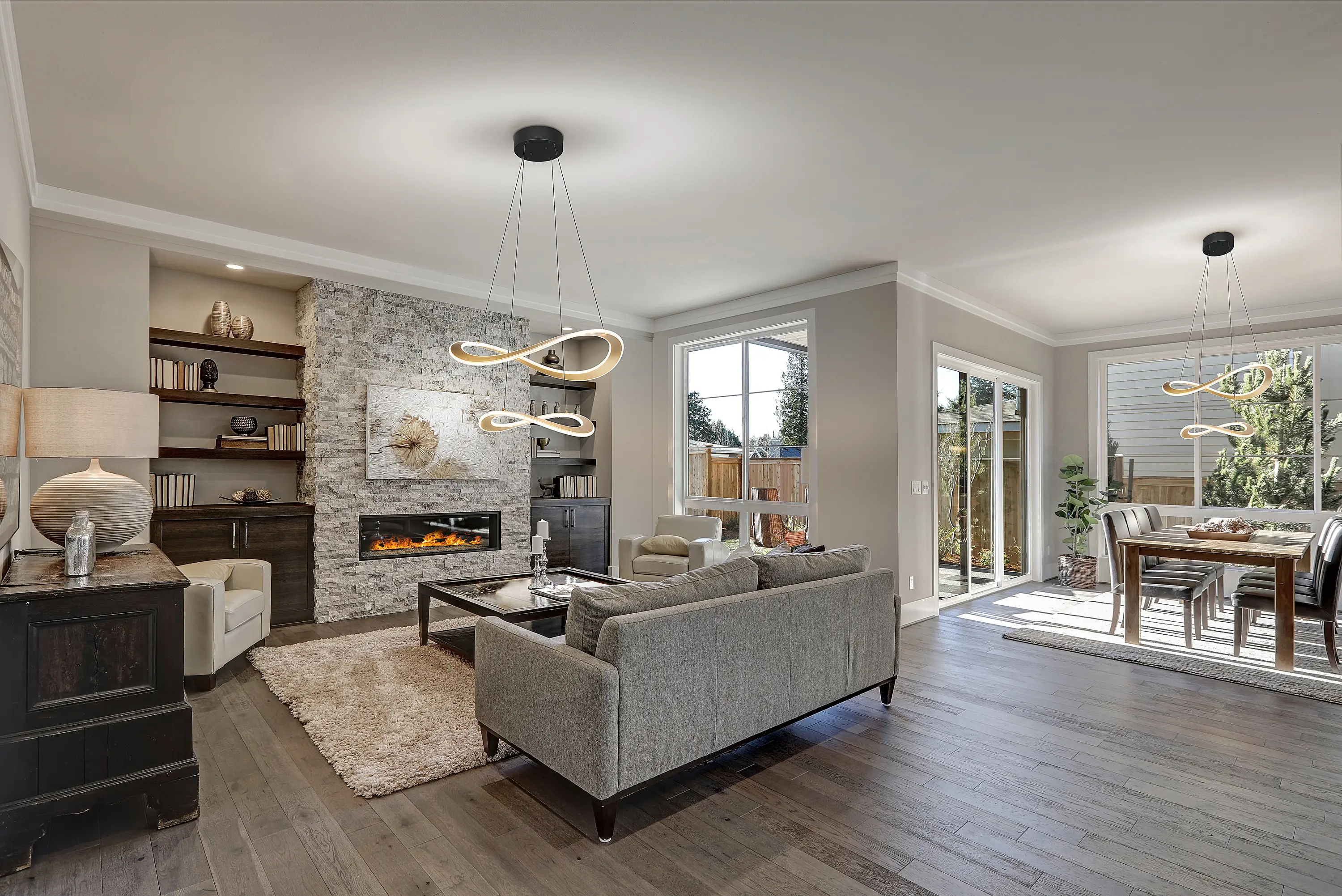 Valaisin Grönlund - Waves Lámpara colgante