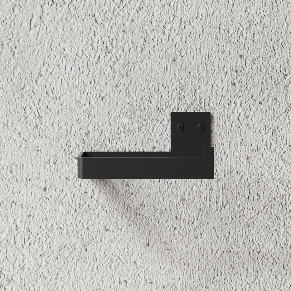 Display product Toilet Paper Holder - Black from manufacturer NICHBA