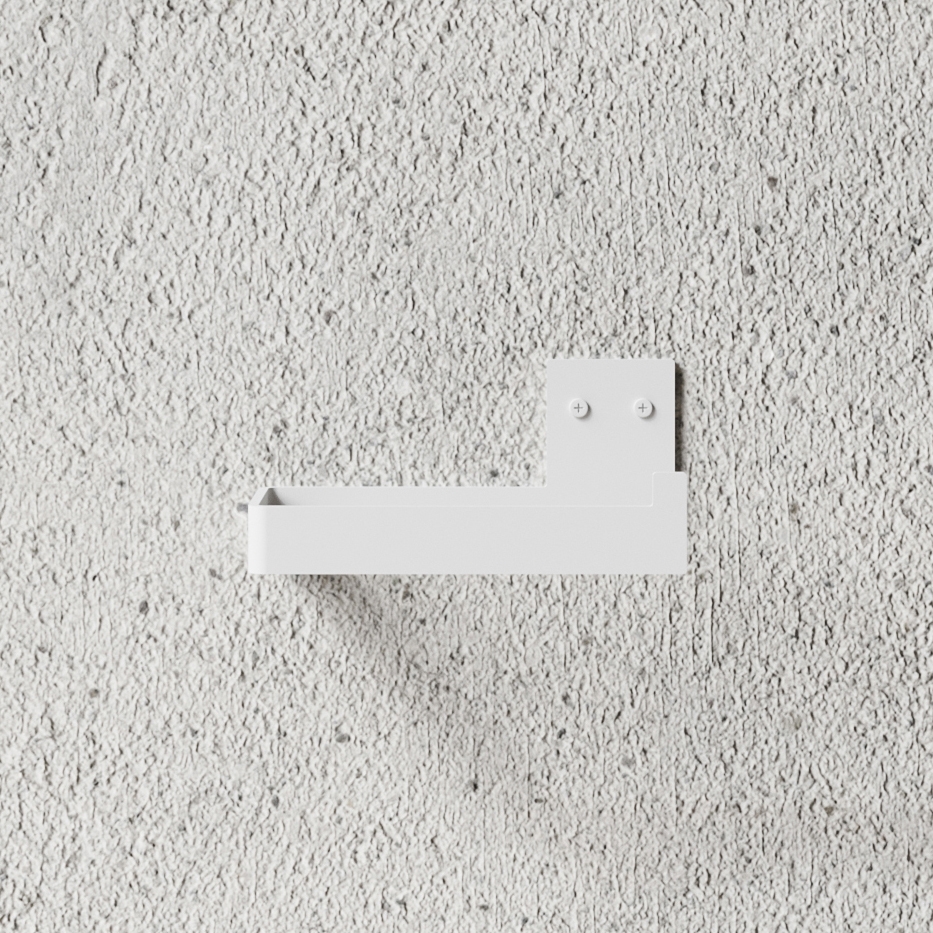 Display product Toilet Paper Holder - White from manufacturer NICHBA