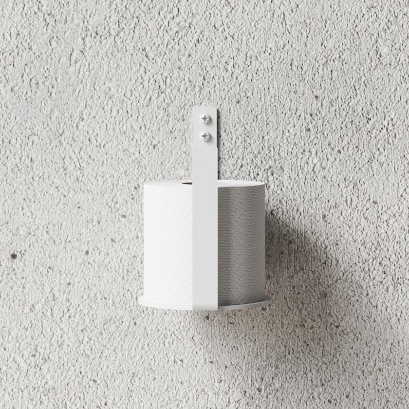 Toilet Paper Holder Extra - White