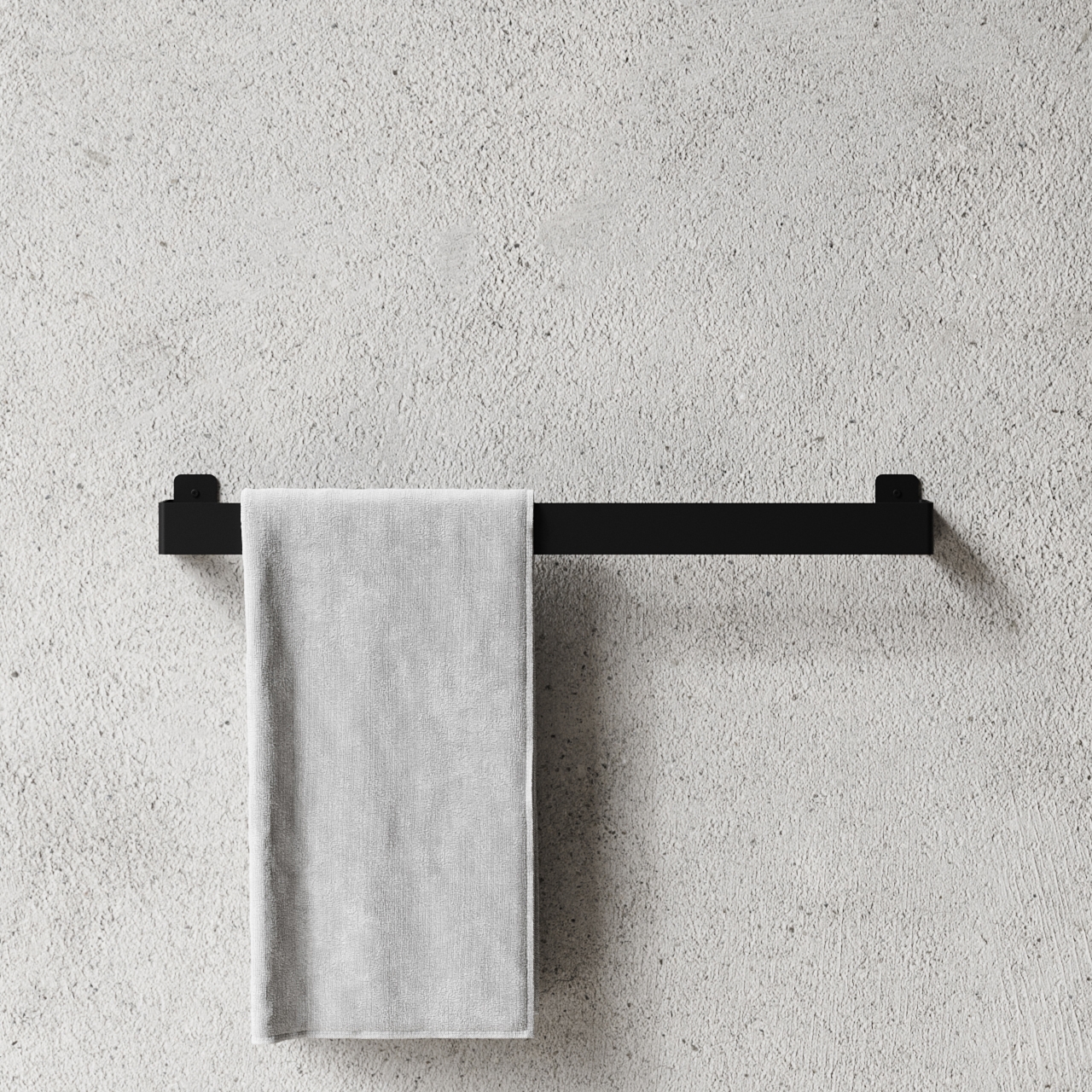 Display product Towel Hanger - Black from manufacturer NICHBA