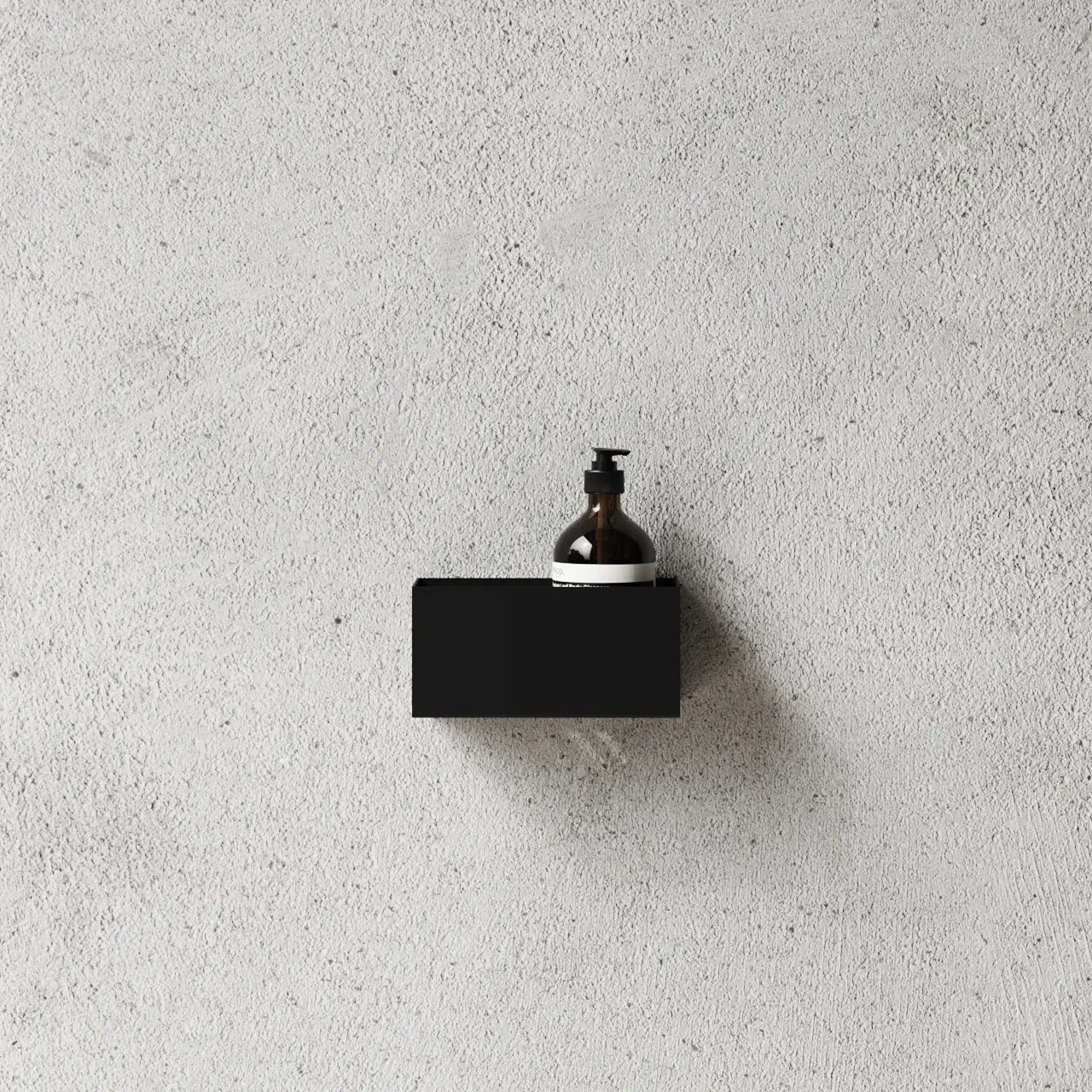NICHBA - Bath Shelf 20cm - Black