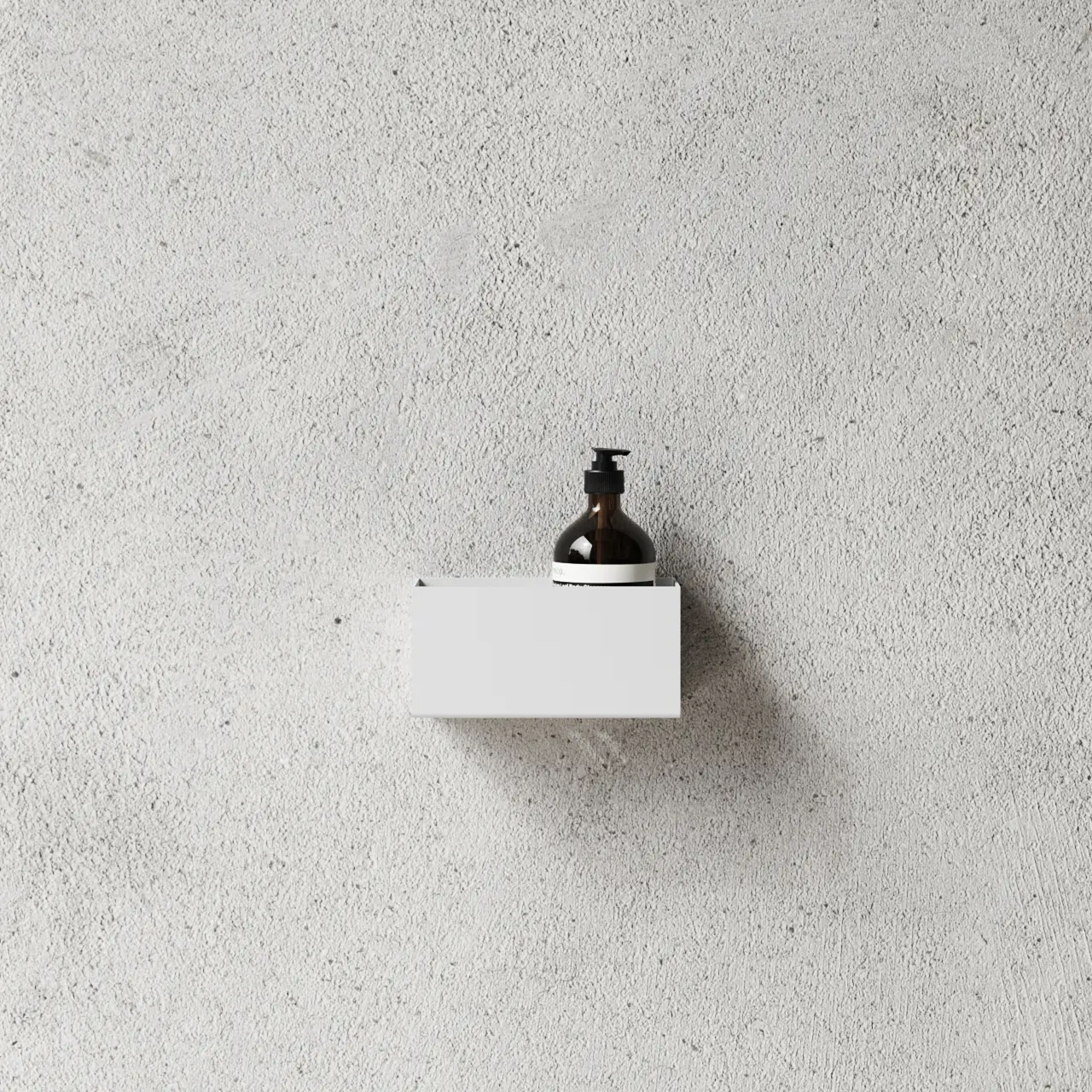 NICHBA - Duschablage 20cm - Weiß