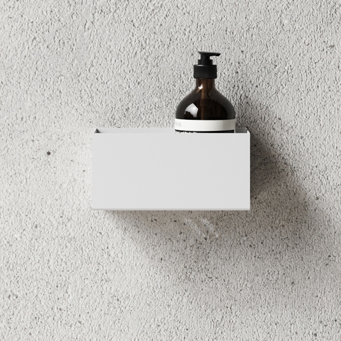 Bath Shelf 20cm - White
