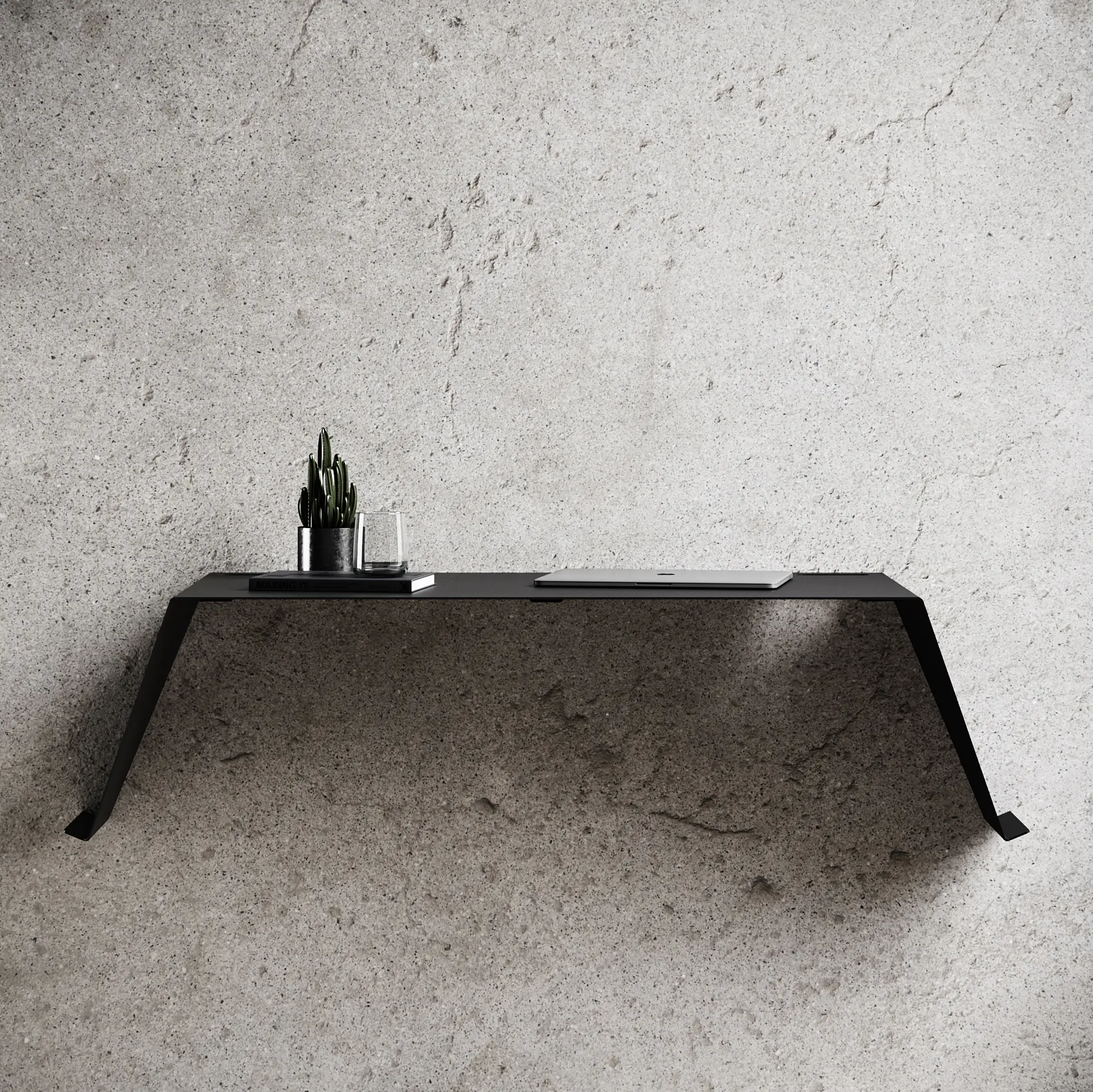 NICHBA - Desk01 Black - Working Desk