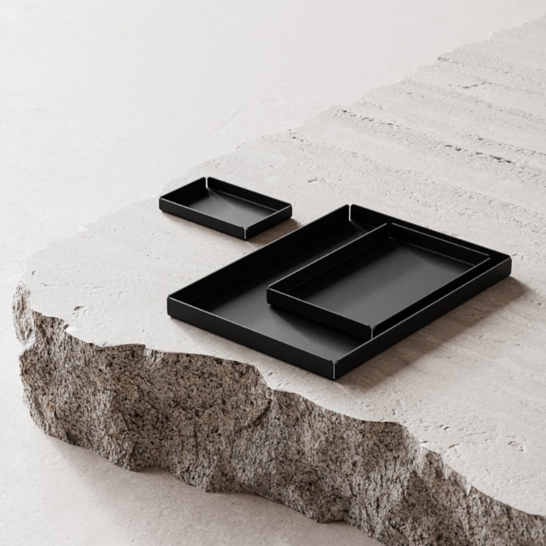Afficher le produit Tray 3-pack Black du fabricant NICHBA