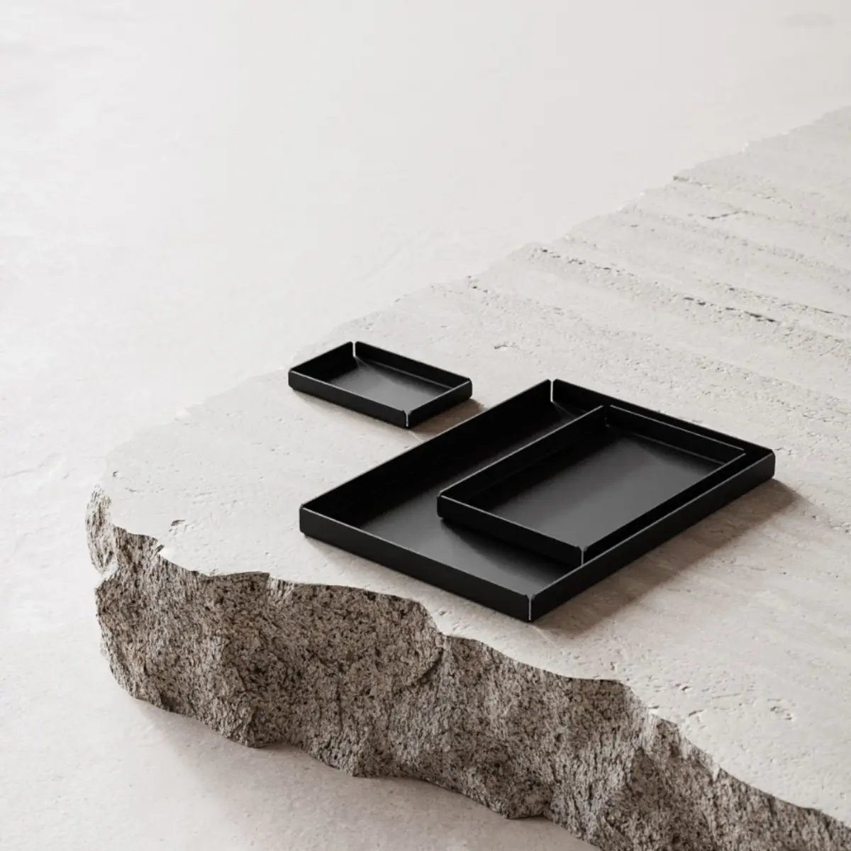 NICHBA - Tray 3-pack Black