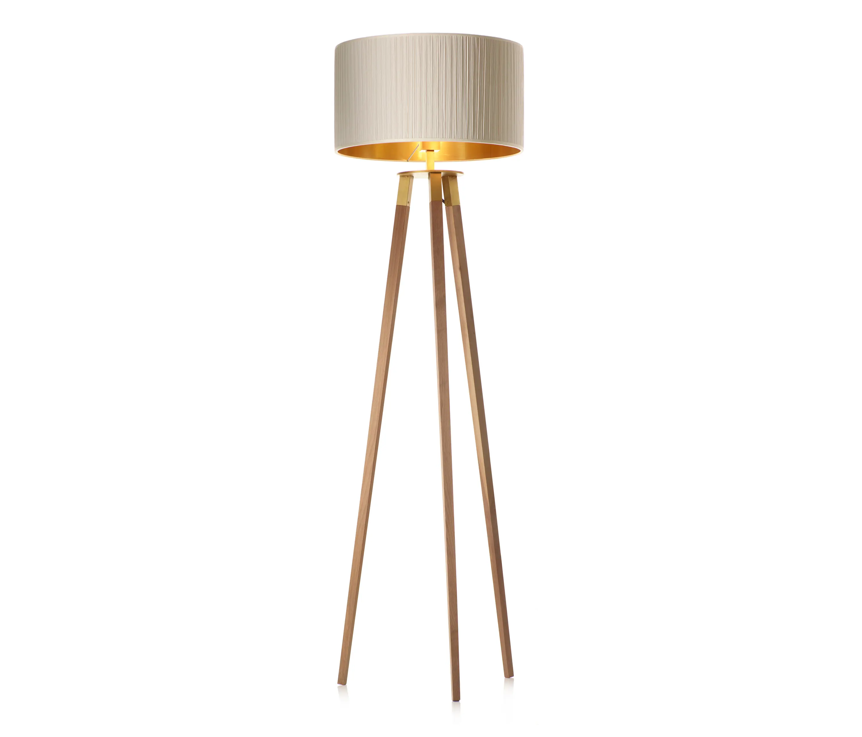 Strolz - Tres floor lamp walnut