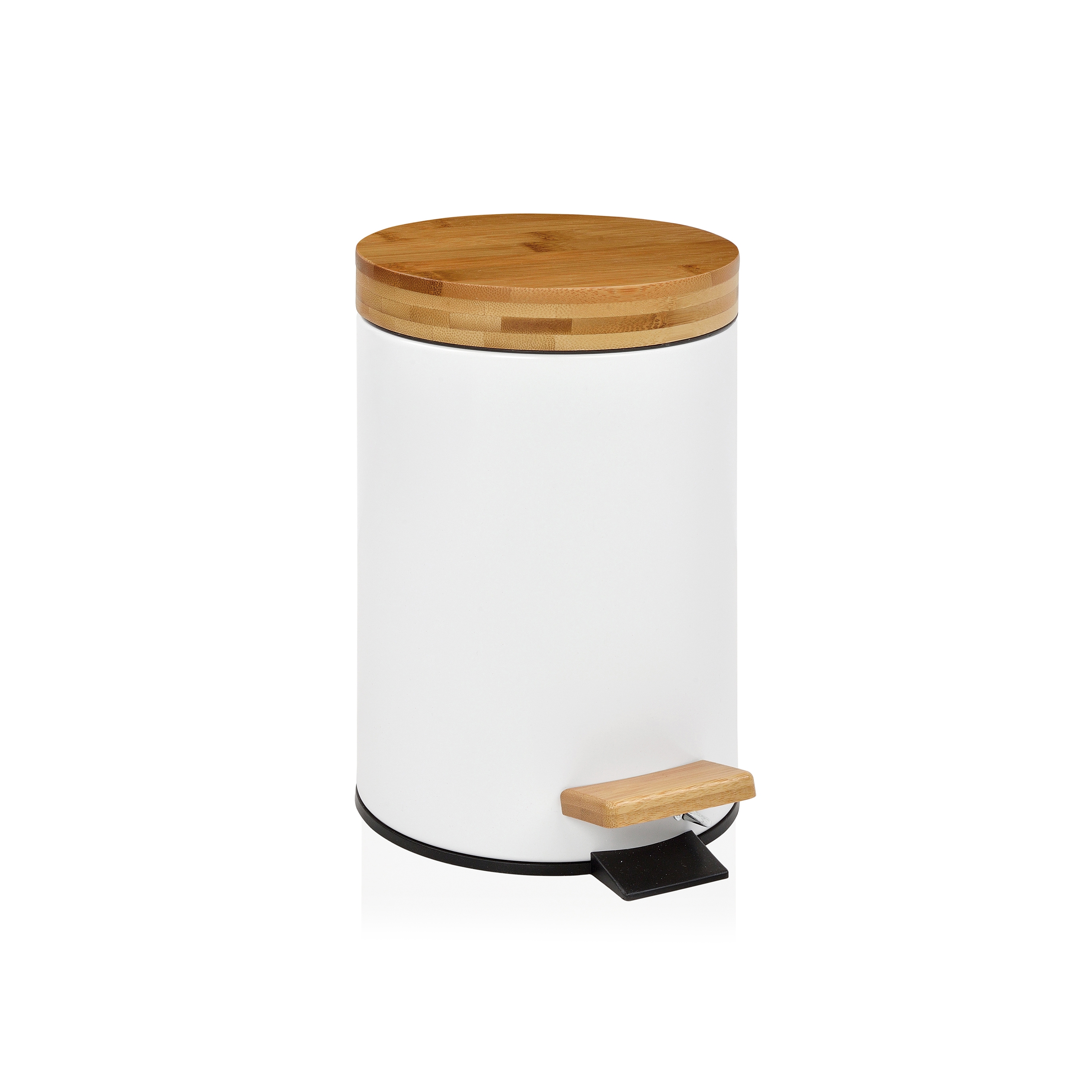 Produkt Paper Bins | 3L. White/Bamboo Bin W/S. C. des Herstellers Andrea House anzeigen
