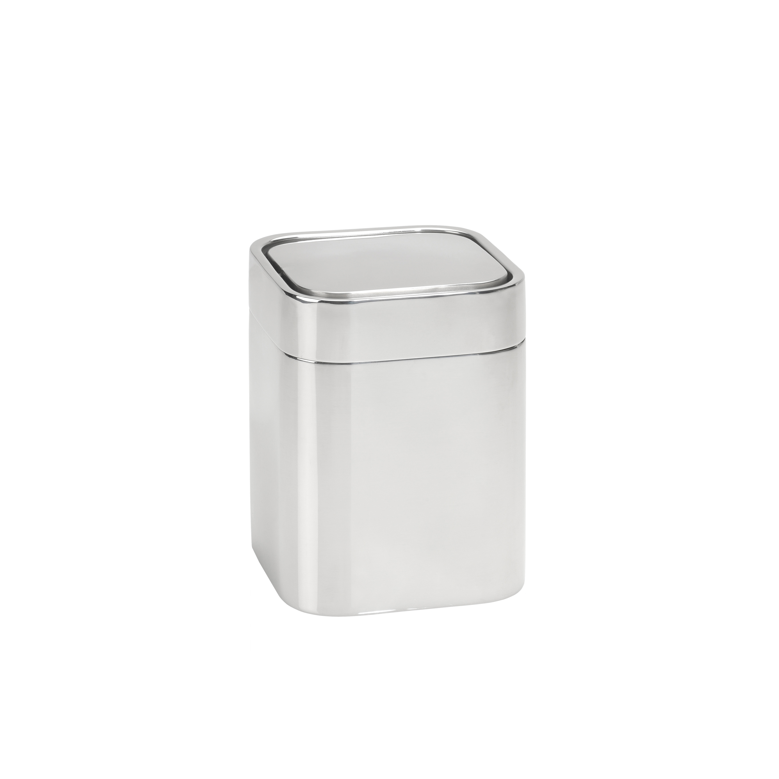 Produkt Paper Bins | Shiny Inox Bin 12X12X15,5/1,5L des Herstellers Andrea House anzeigen