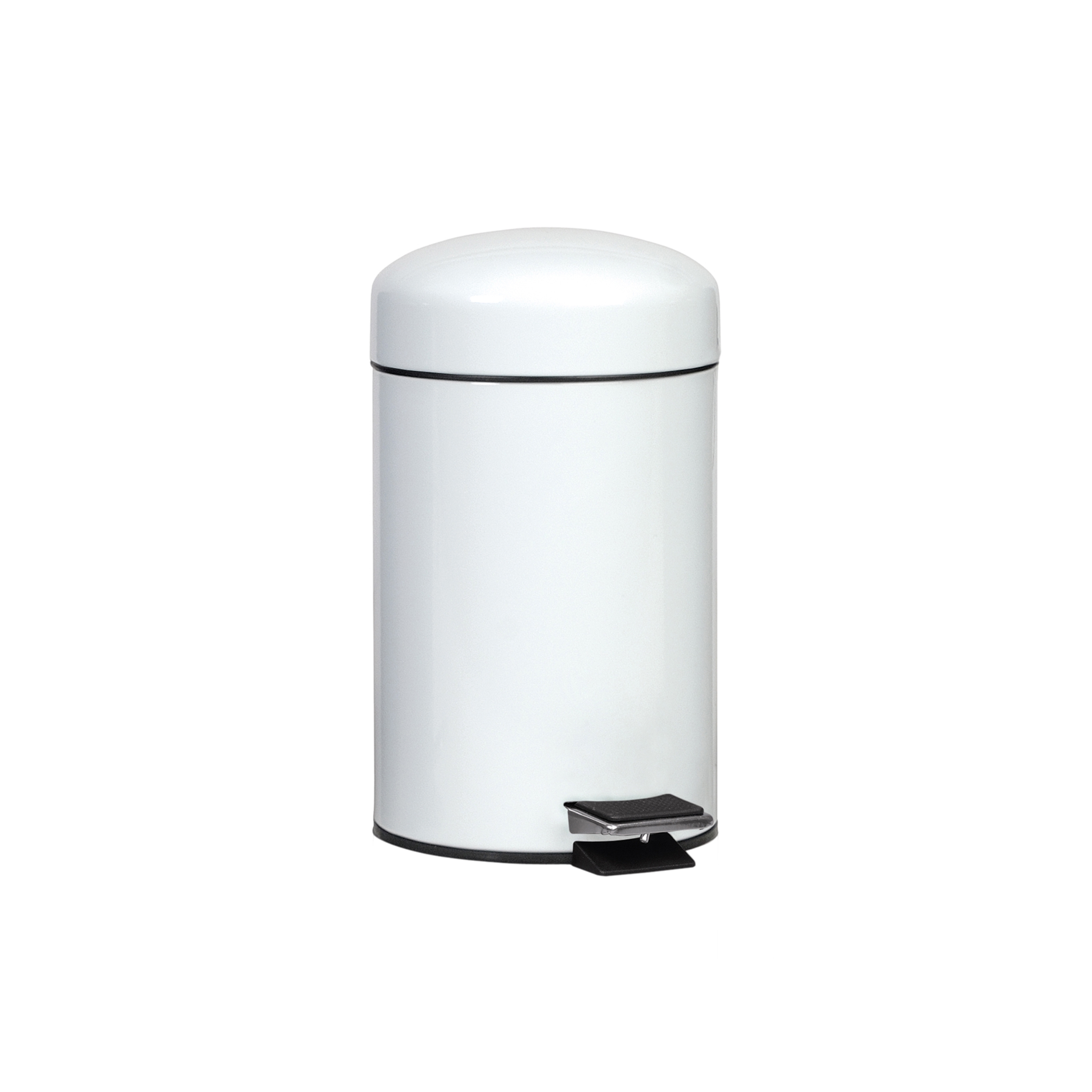 Produkt Paper Bins | White Metal Pedal Bin 3L. des Herstellers Andrea House anzeigen