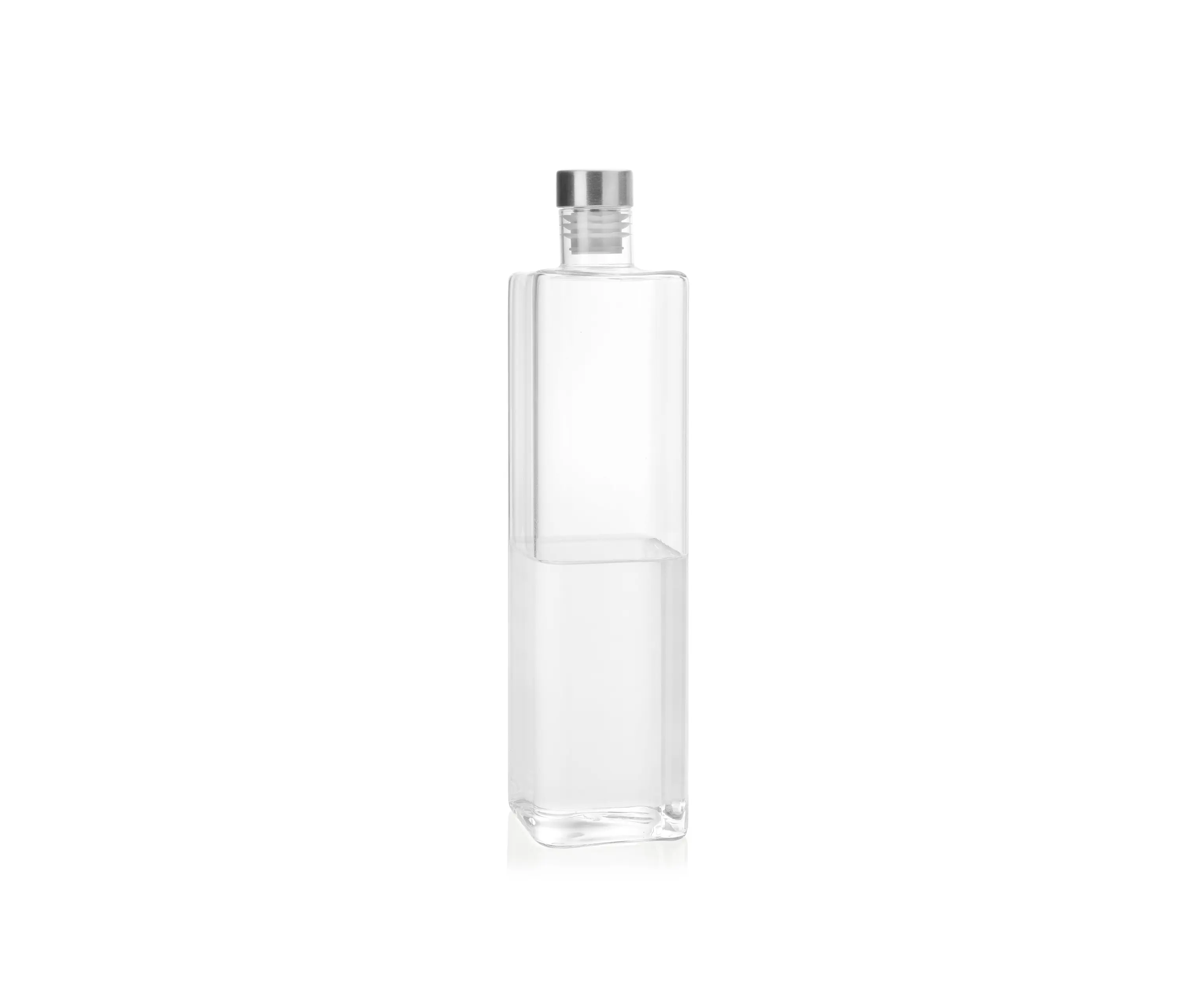 Andrea House - Bottles | Bouteille Verre Carre 1,5L 8X8X31cm