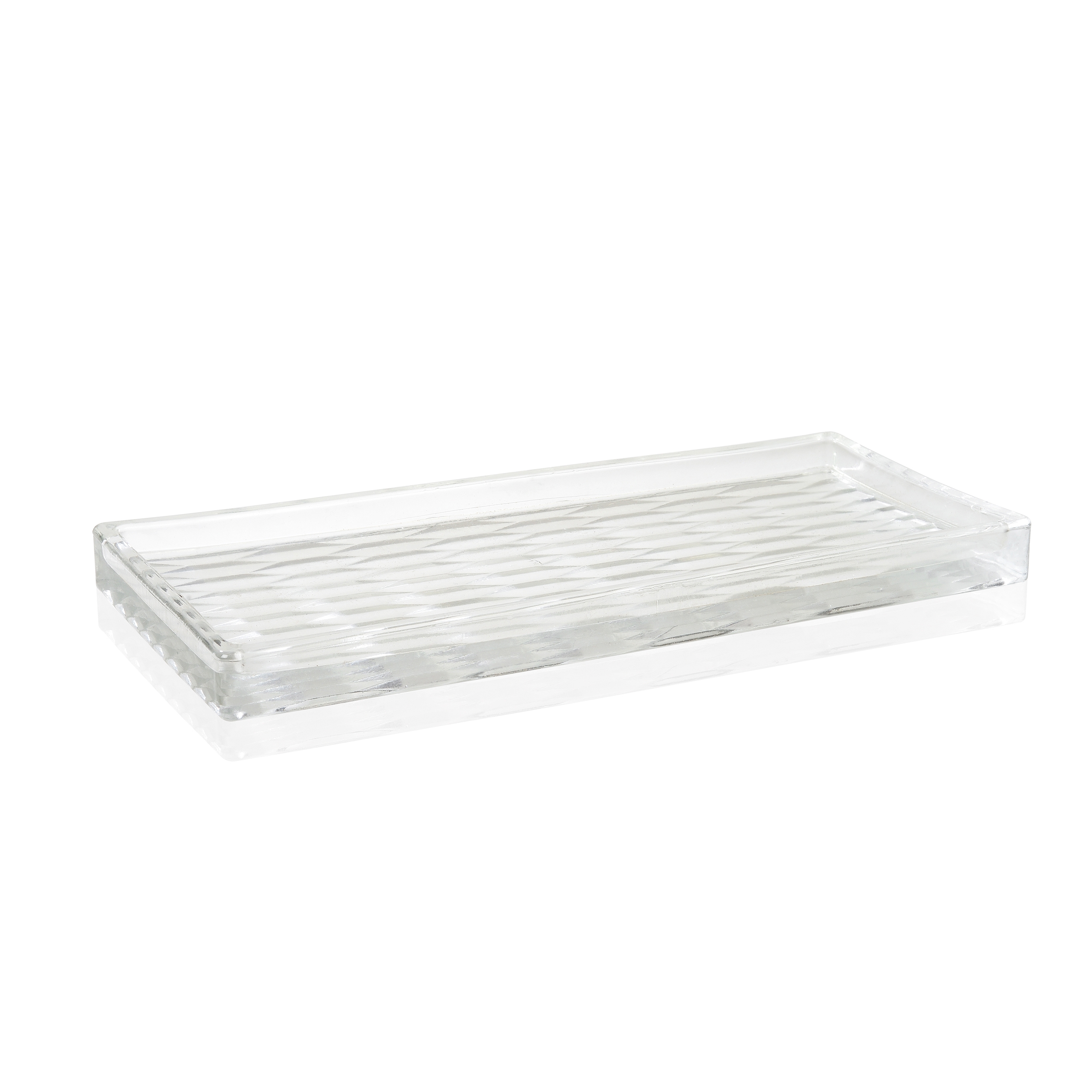 Decoration Complemens | Clear Glass Tray 25X11X2 cm
