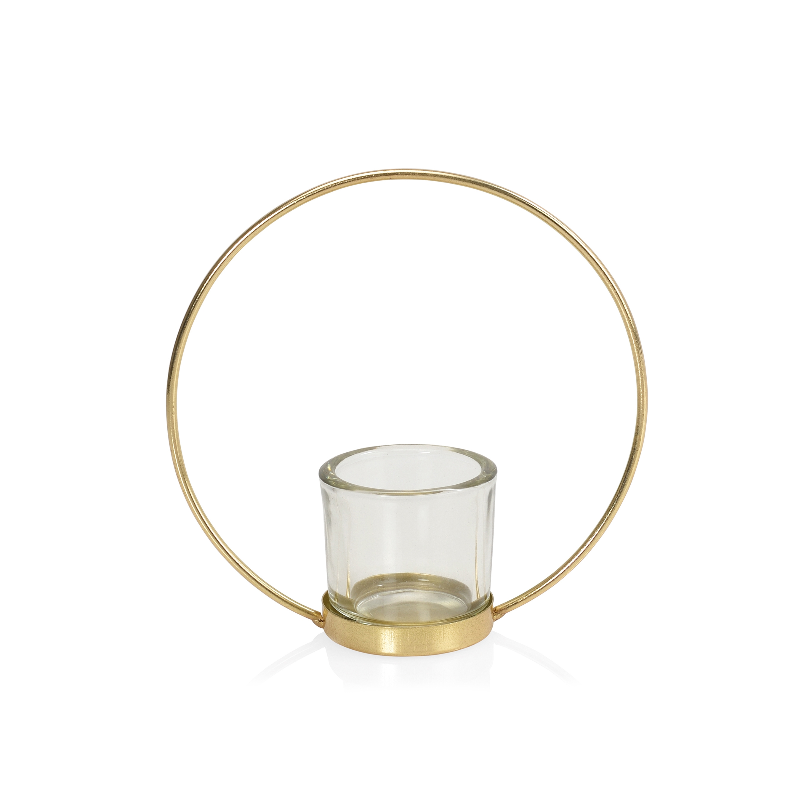 Mostra il prodotto Decoration Complemens | Tealight Vetr/Metal Saturno17X6,5X17 del produttore Andrea House