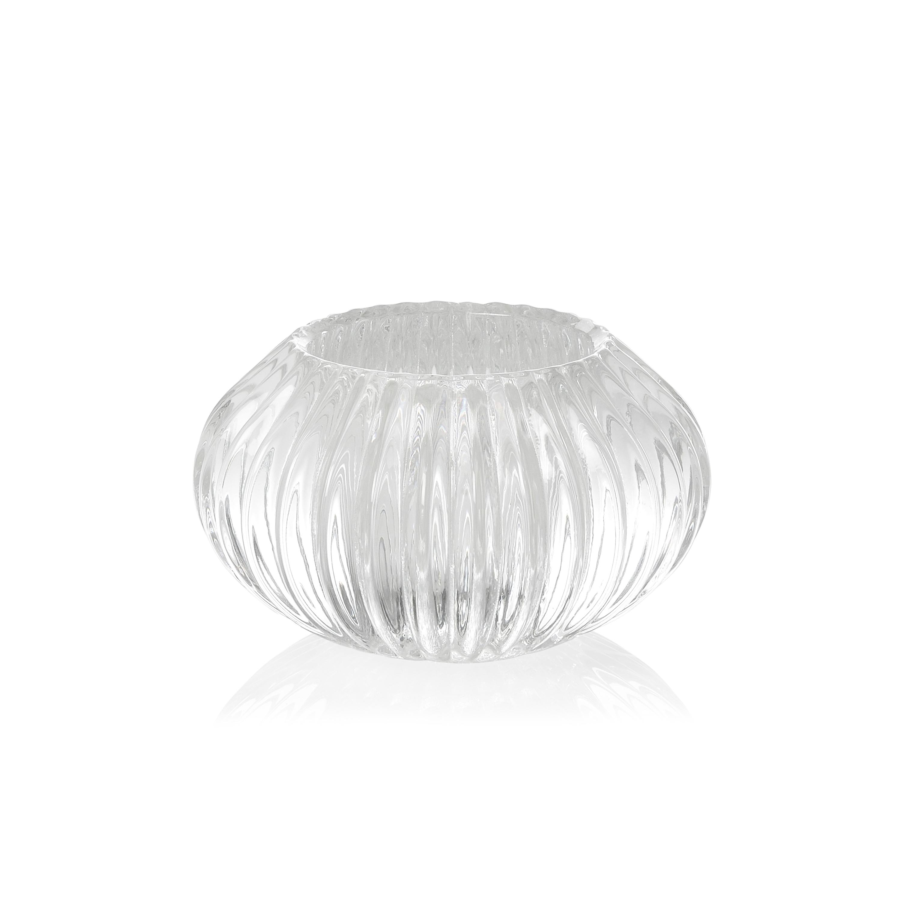 Display product Decoration Complemens | Transparent T. Light Glass Ø11X6,5 from manufacturer Andrea House