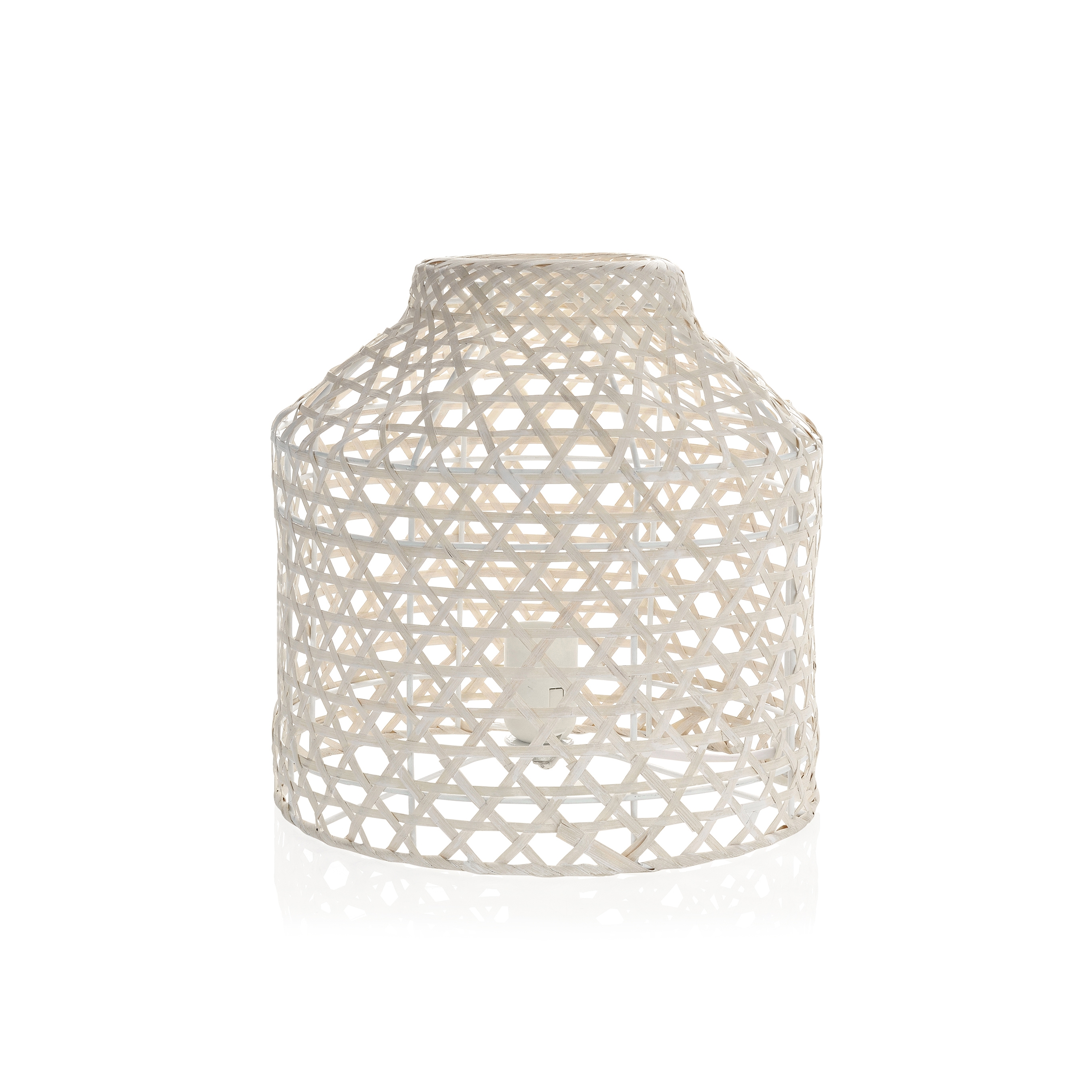 Produkt Lighting | White Washed Bamboo Lamp Ø29X30cm des Herstellers Andrea House anzeigen