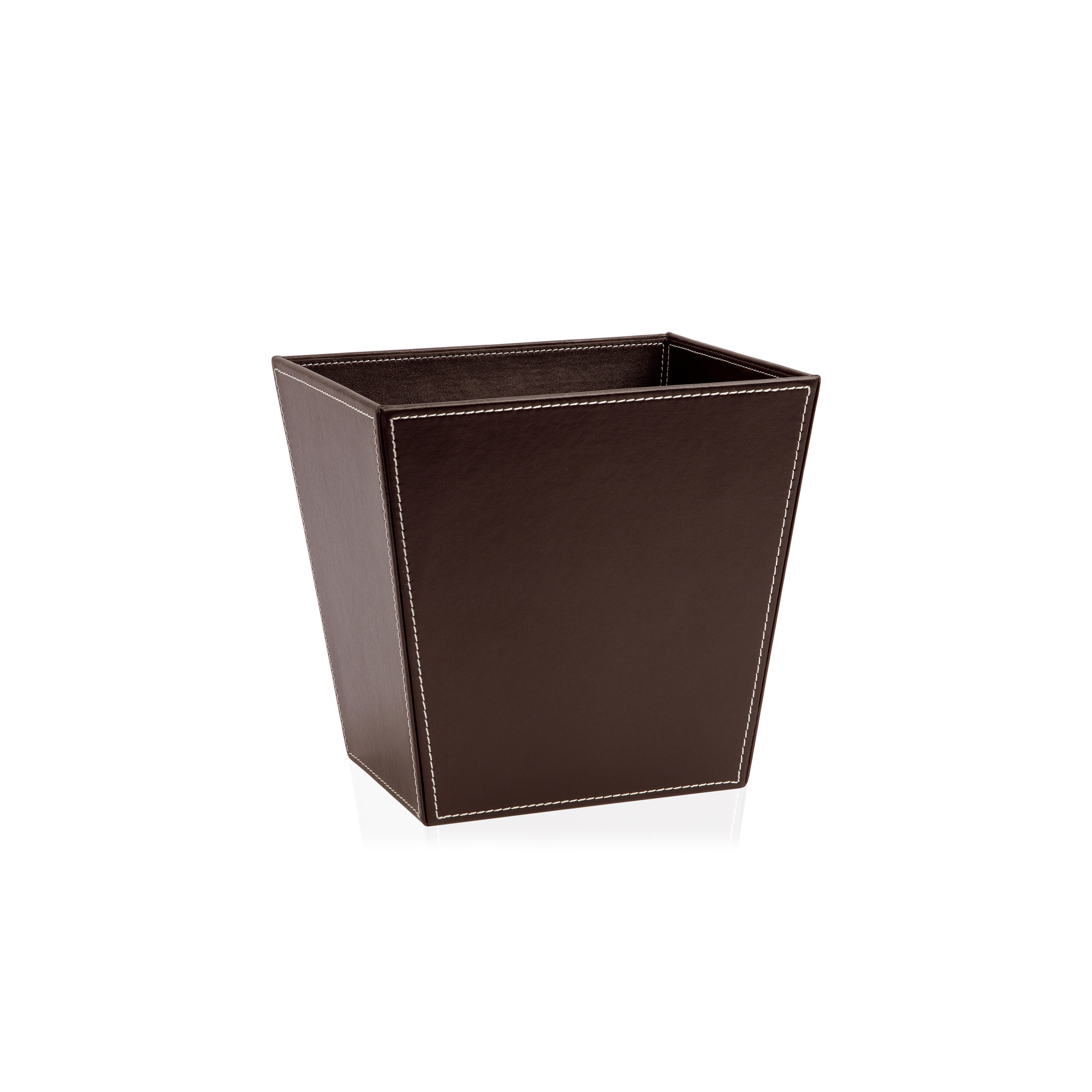 Mostra il prodotto Paper Bins | Cestino Marrone Ef. Pelle 28X23X27 del produttore Andrea House