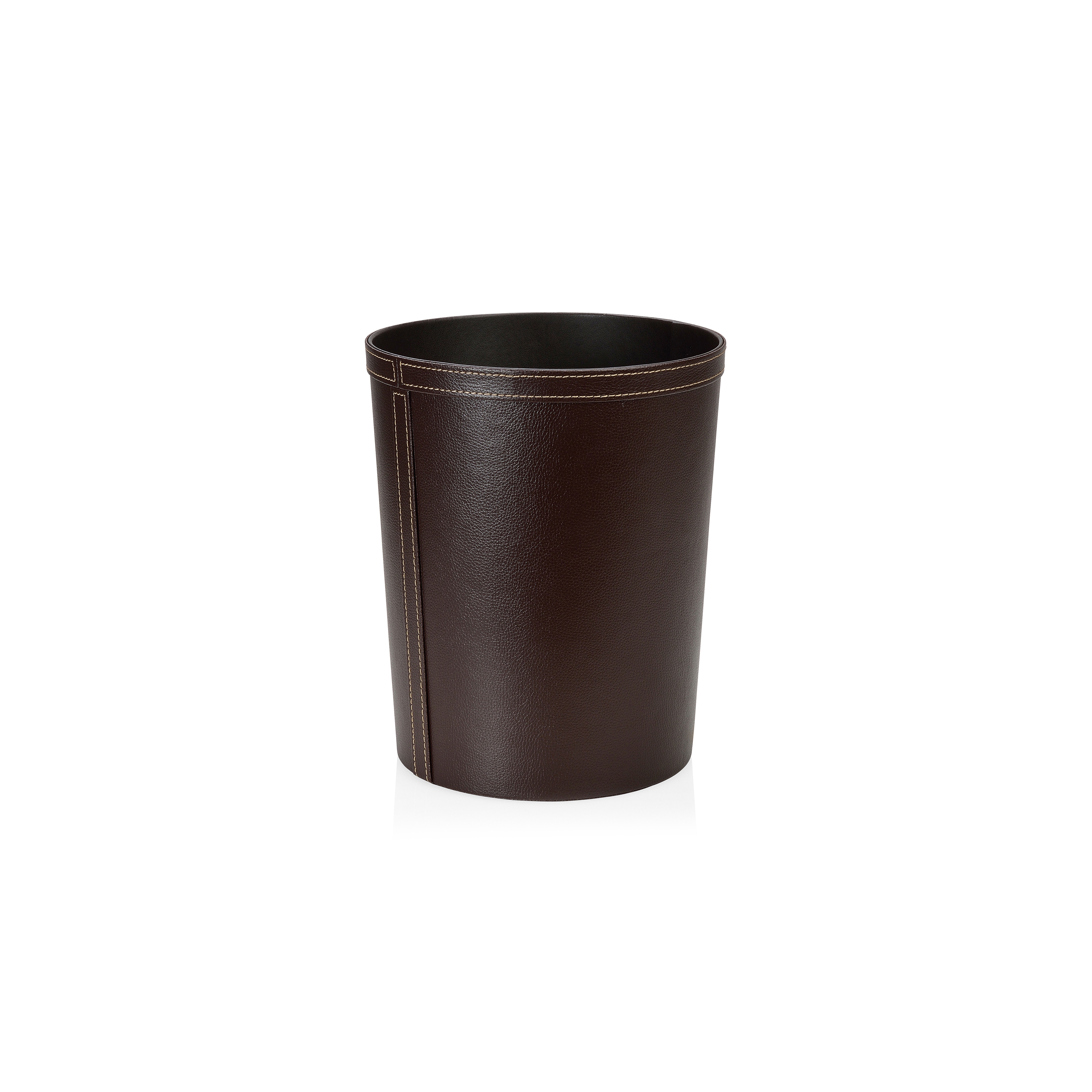Mostra il prodotto Paper Bins | Cestino Marrone Eff. Pelle Ø24X29cm del produttore Andrea House