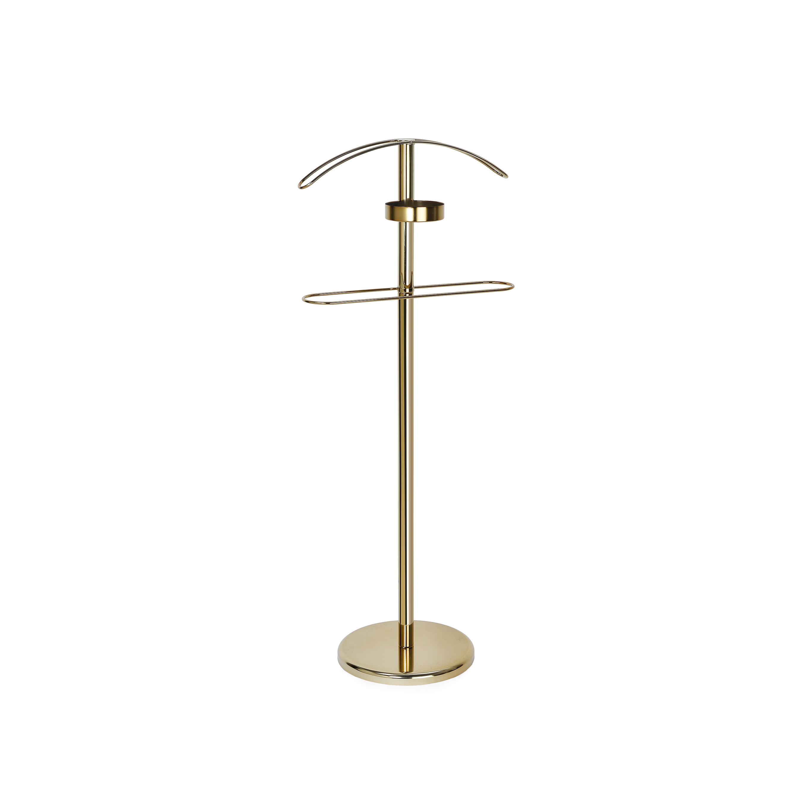 Display product Suit Racks | Ant. Golden Metal Suit Rack 45X28X110 from manufacturer Andrea House